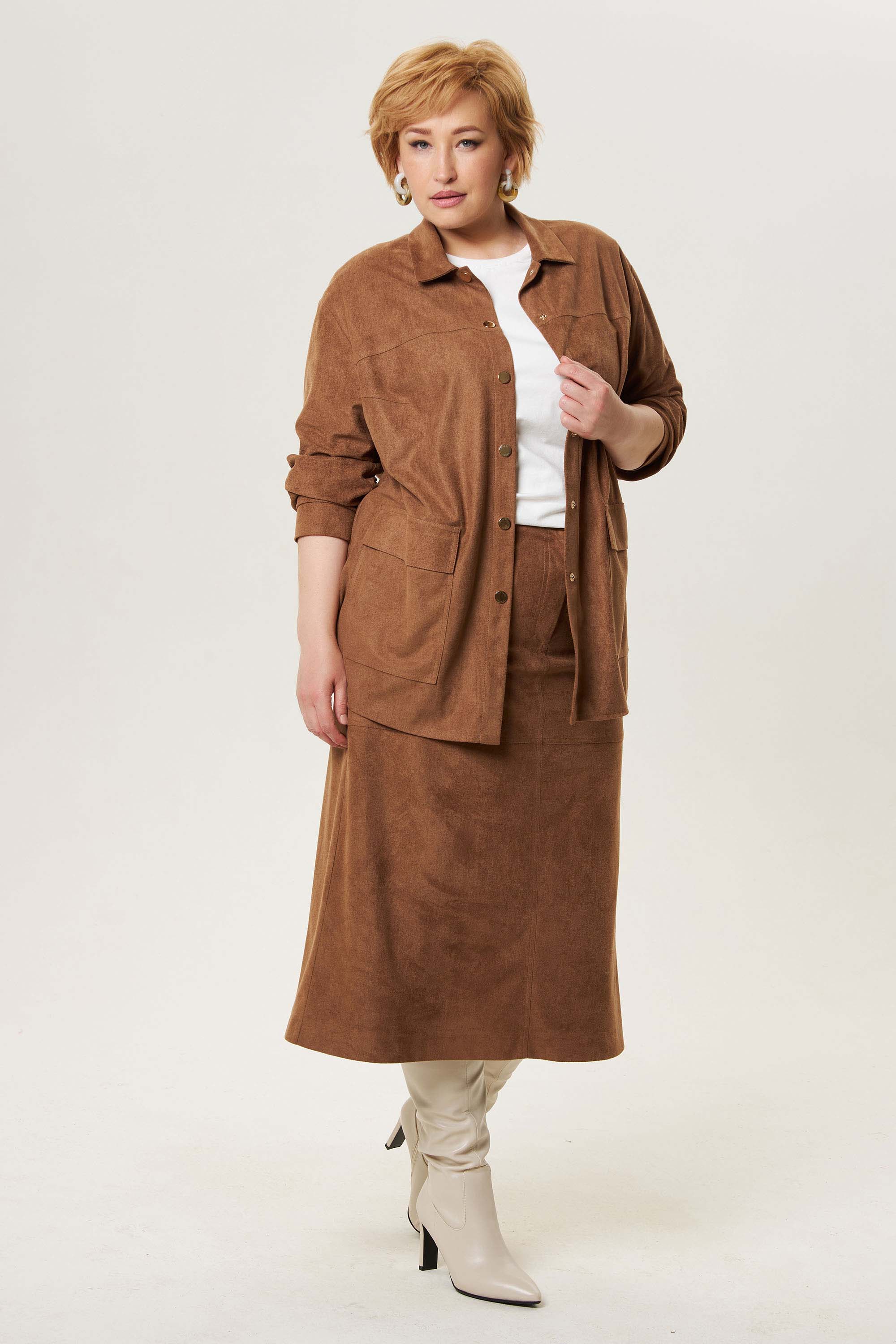 Замшевая юбка