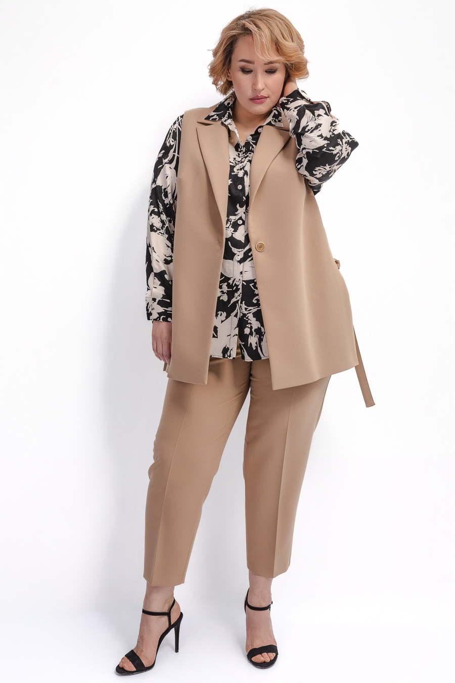 Жилет свободного силуэта