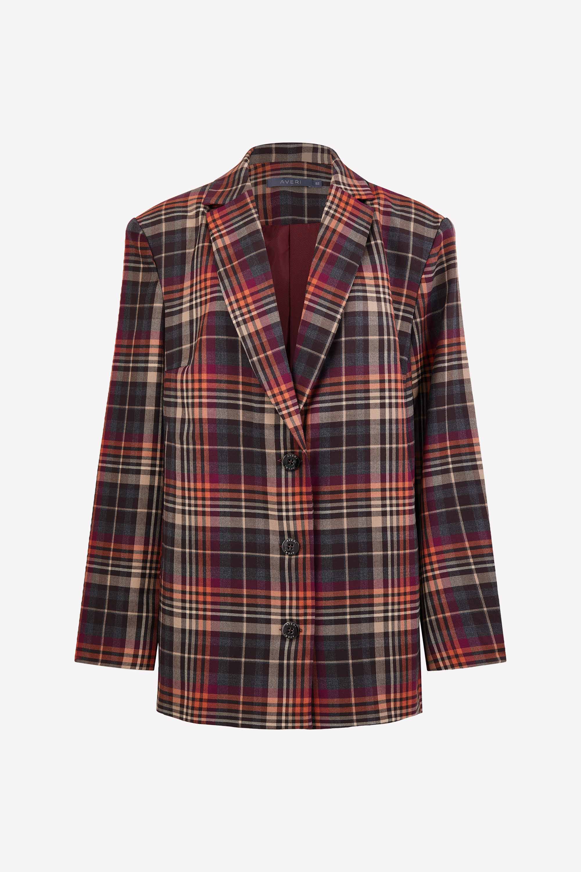 Жакет в клетку