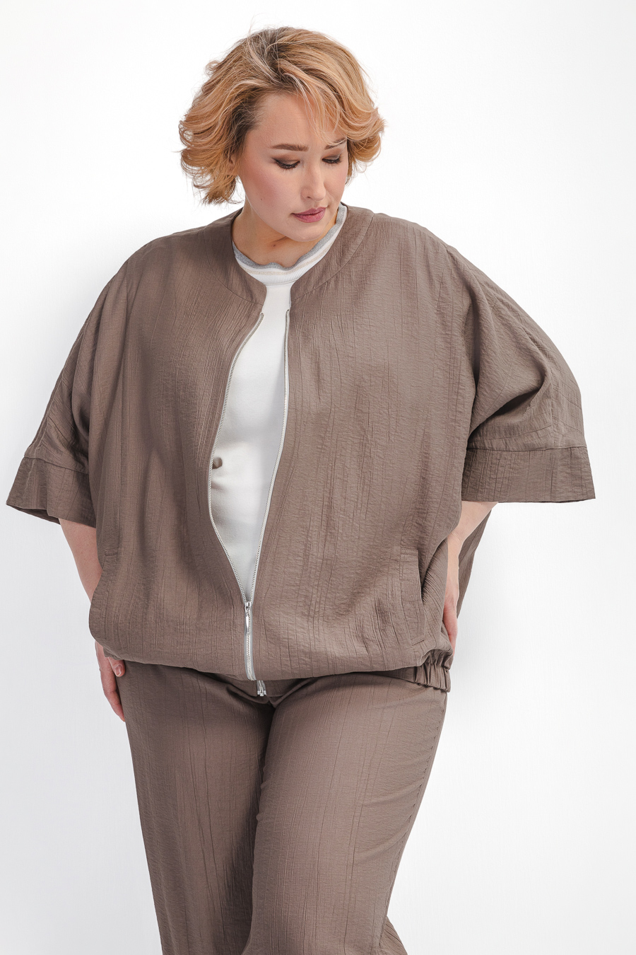 Жакет на молнии