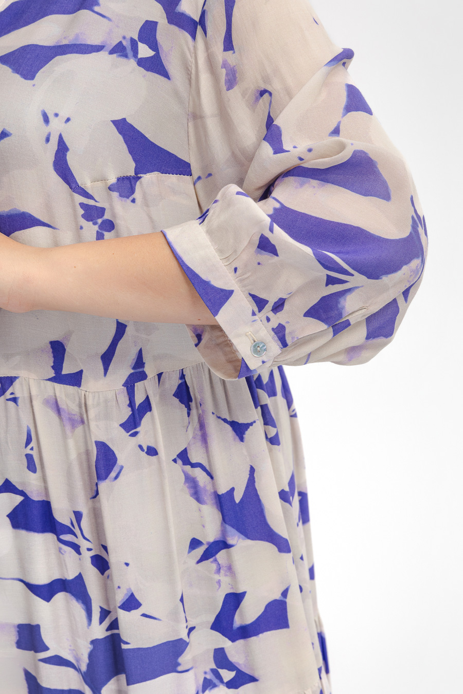 Платье из вискозы двойное