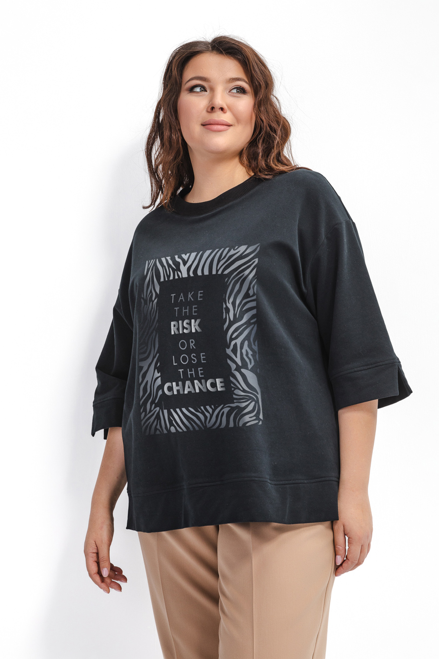 Плотная футболка Оверсайз