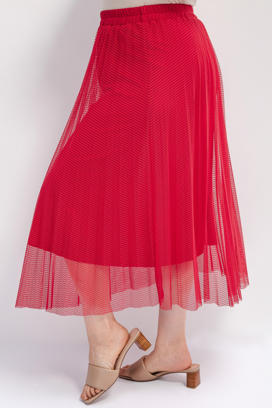 Юбка из сетки