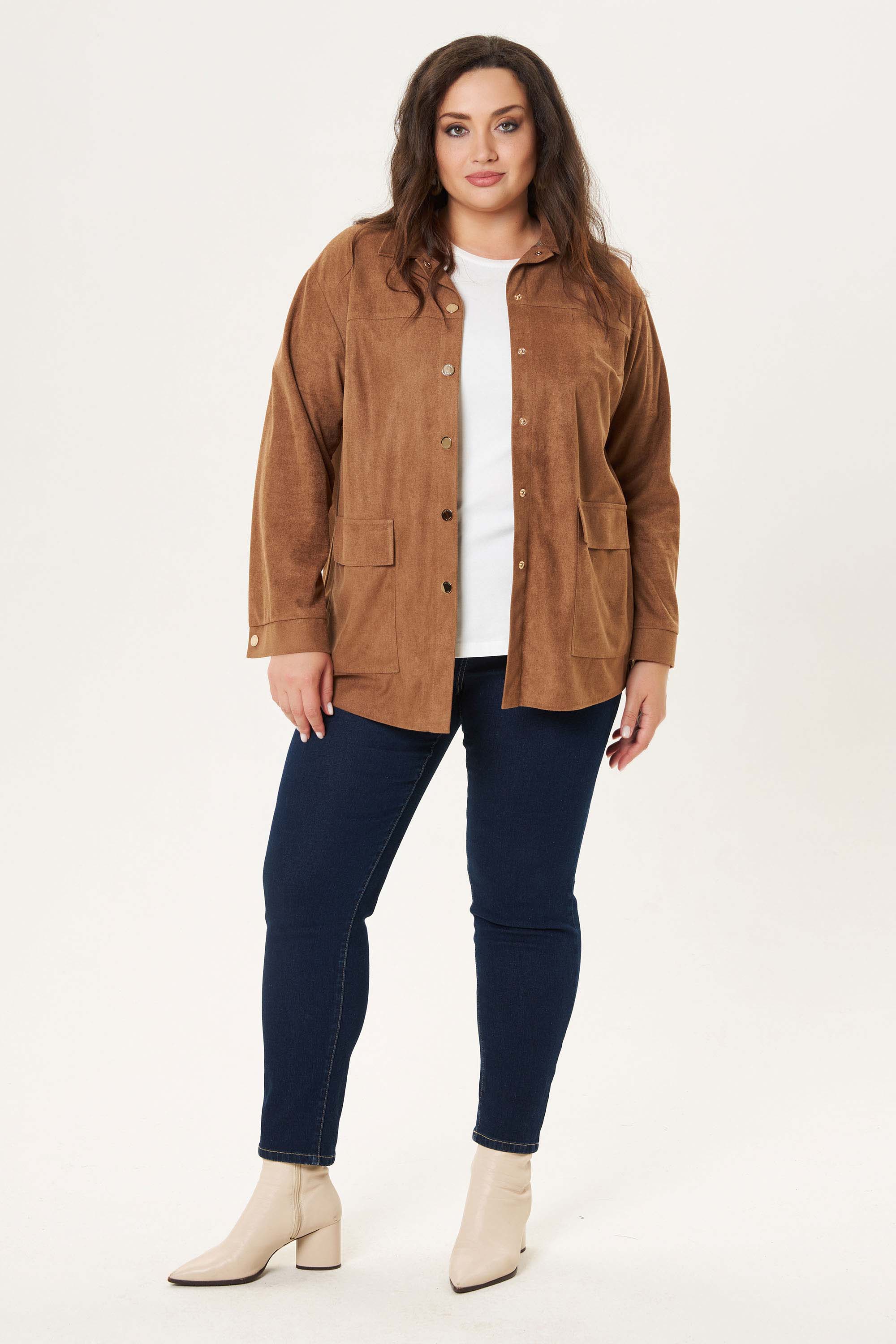 Замшевая рубашка