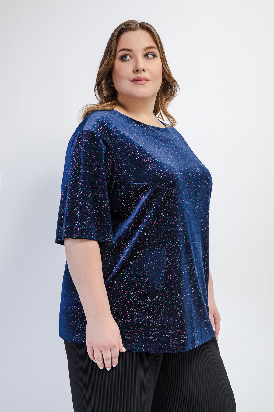 Бархатная блуза