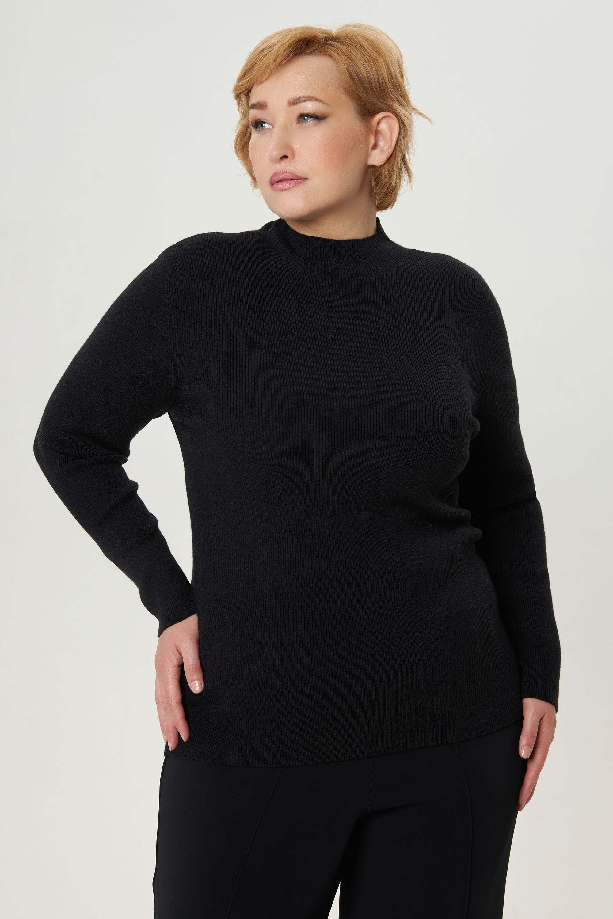 Вязаный джемпер лапша