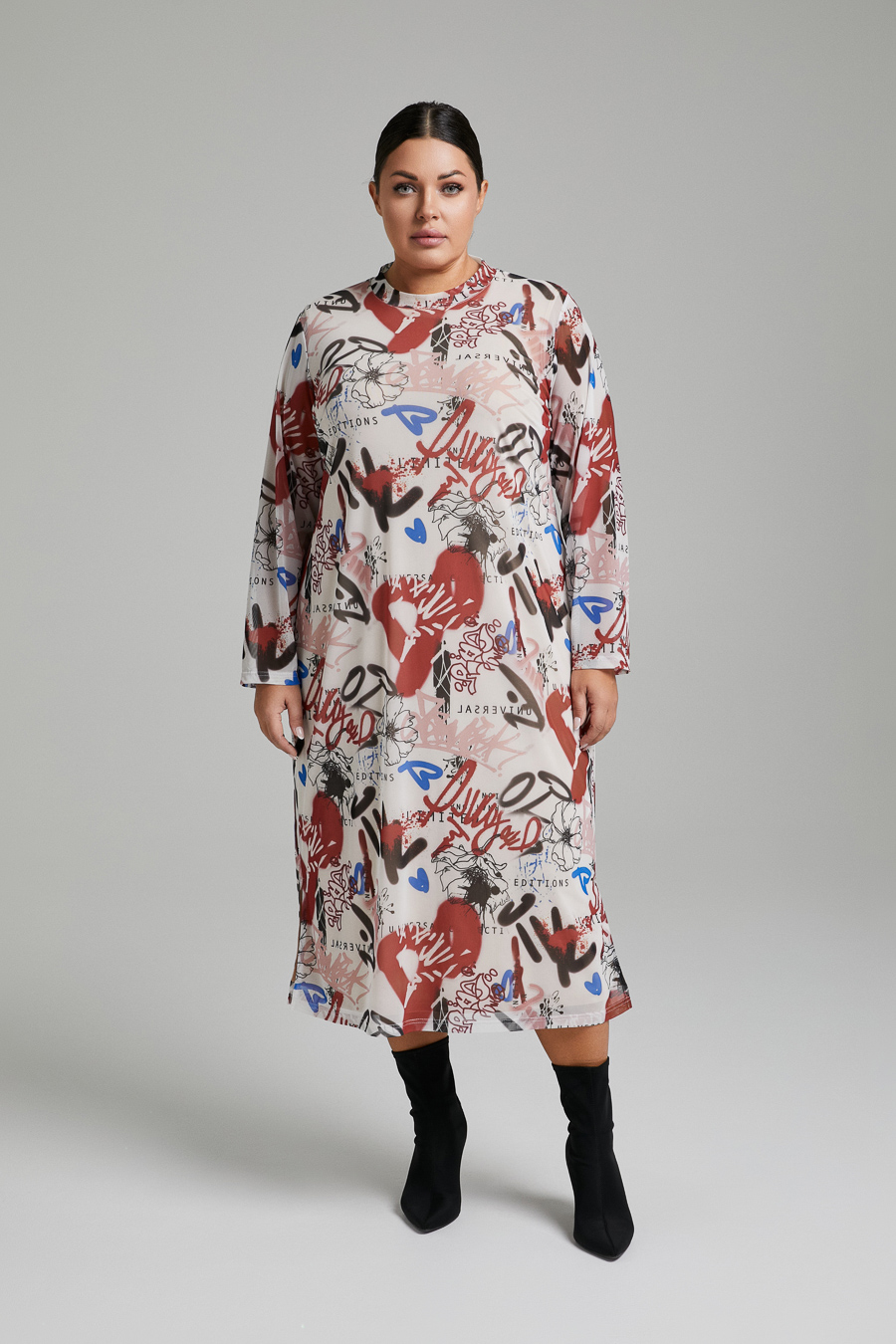 Платье сетка 4018