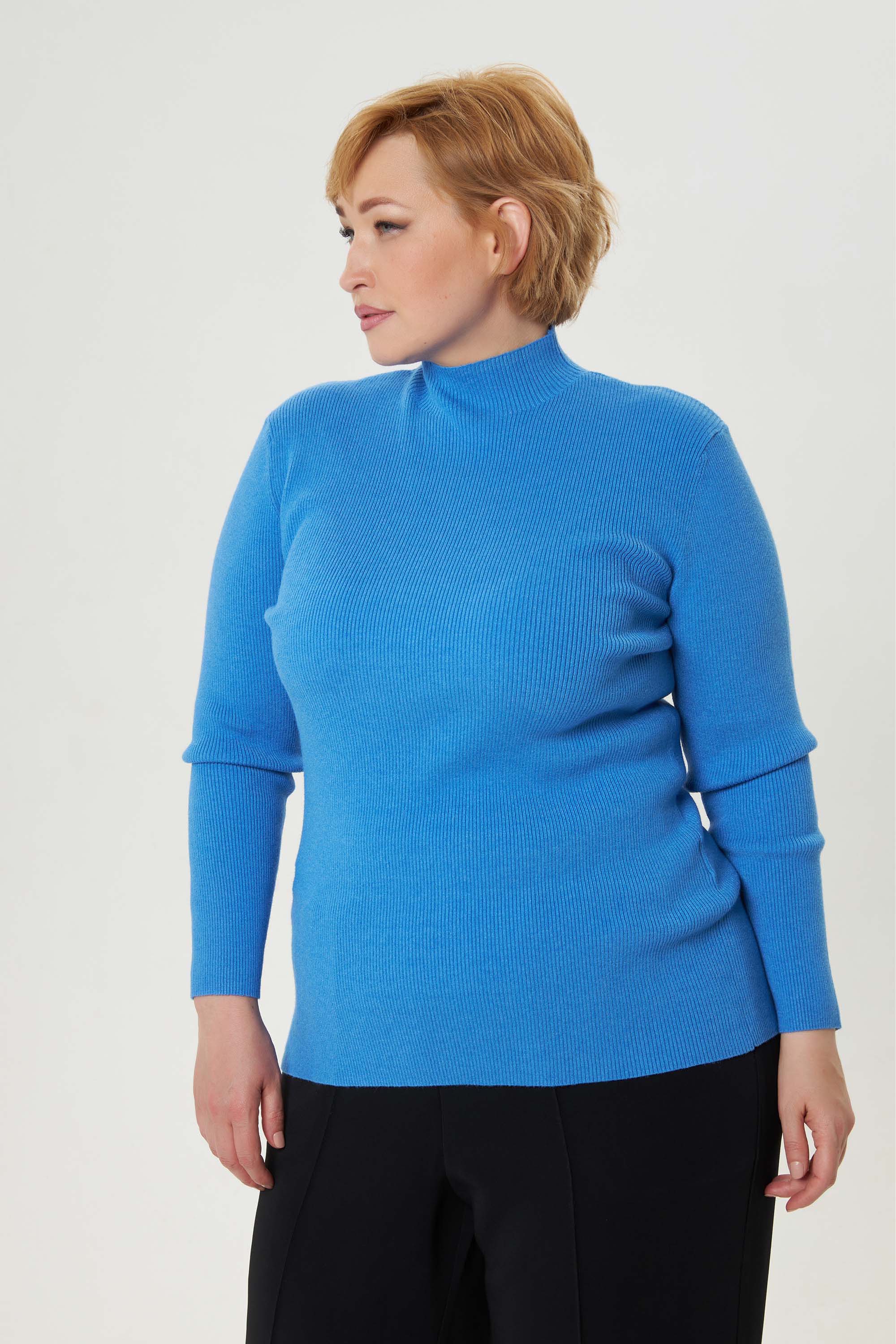 Вязаный джемпер лапша