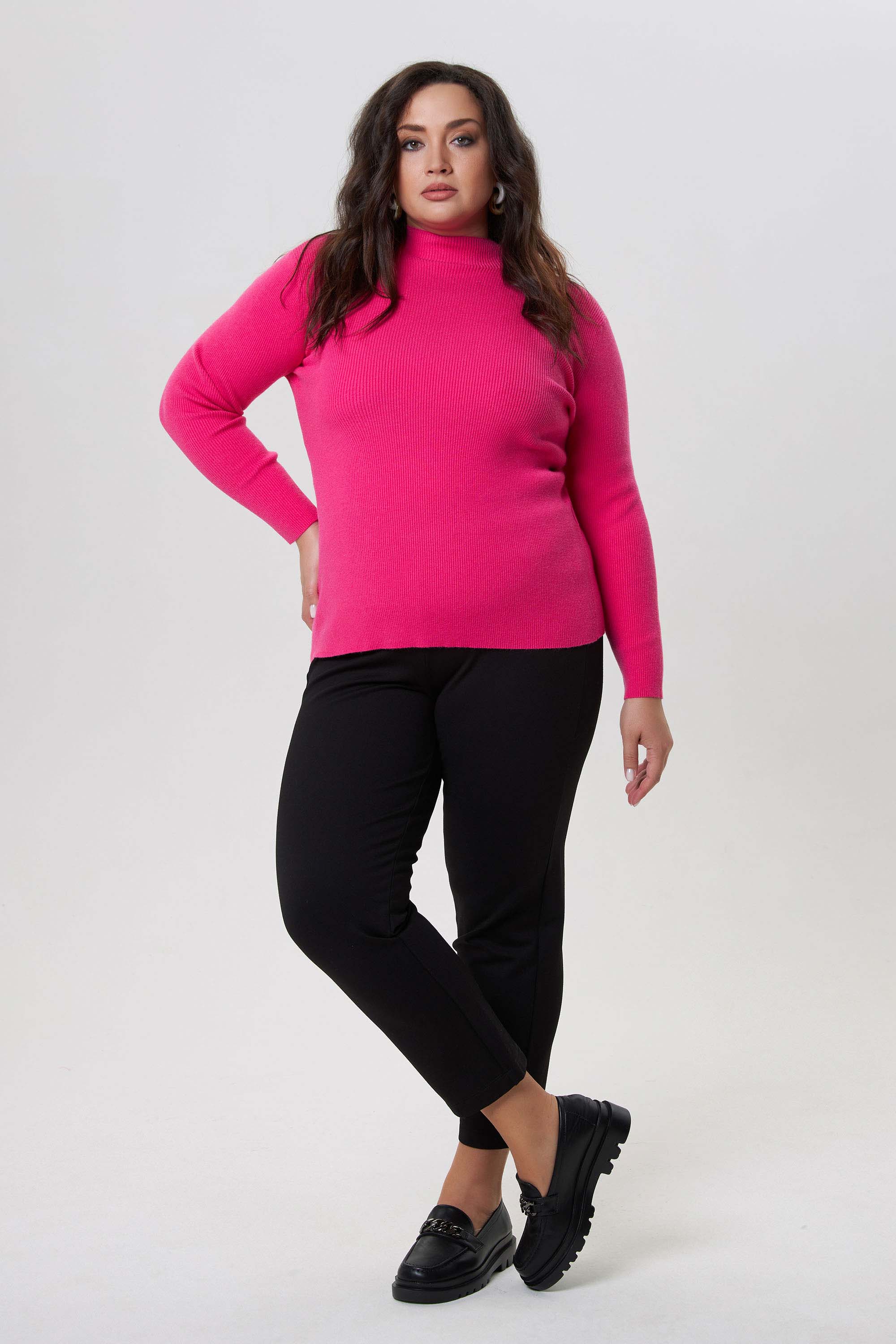 Вязаный джемпер лапша