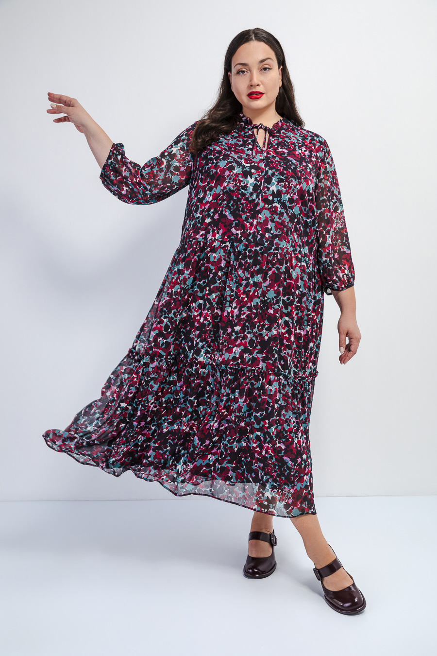 Платье из шифона