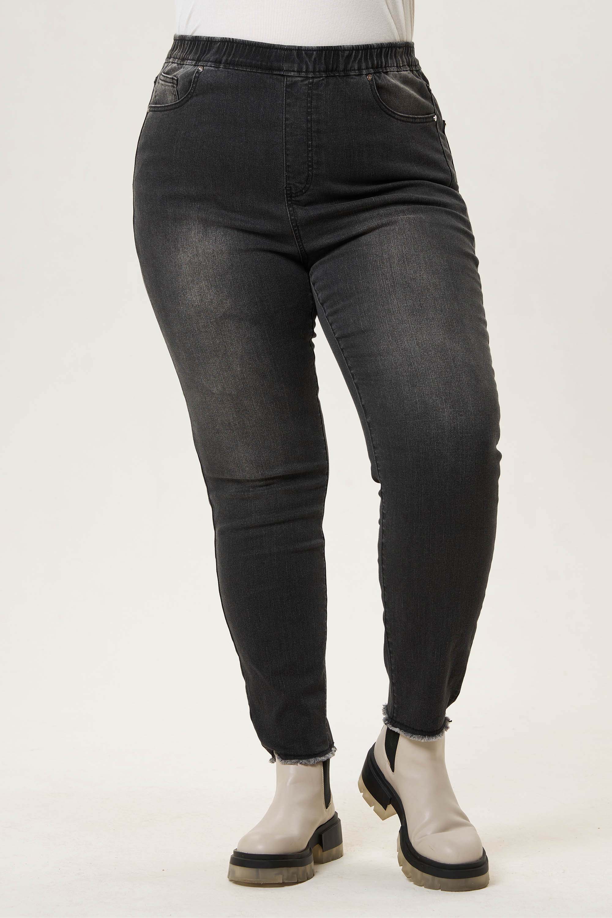 Джеггинсы без застежки