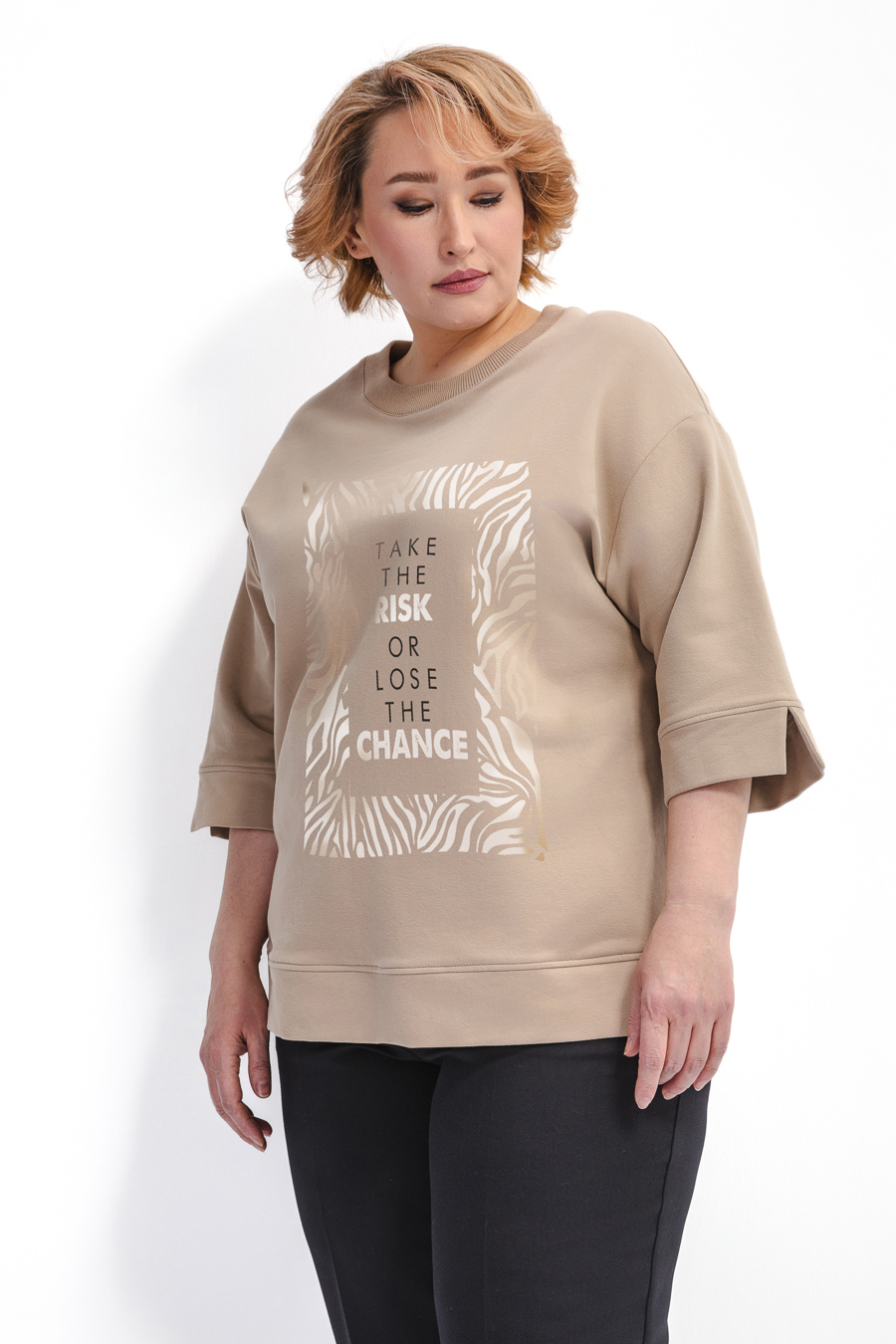 Плотная футболка Оверсайз