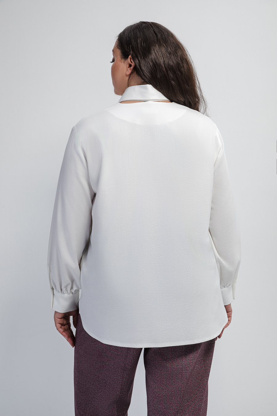 Блузка из жаккардовой ткани