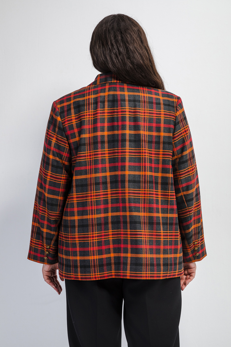 Жакет в клетку