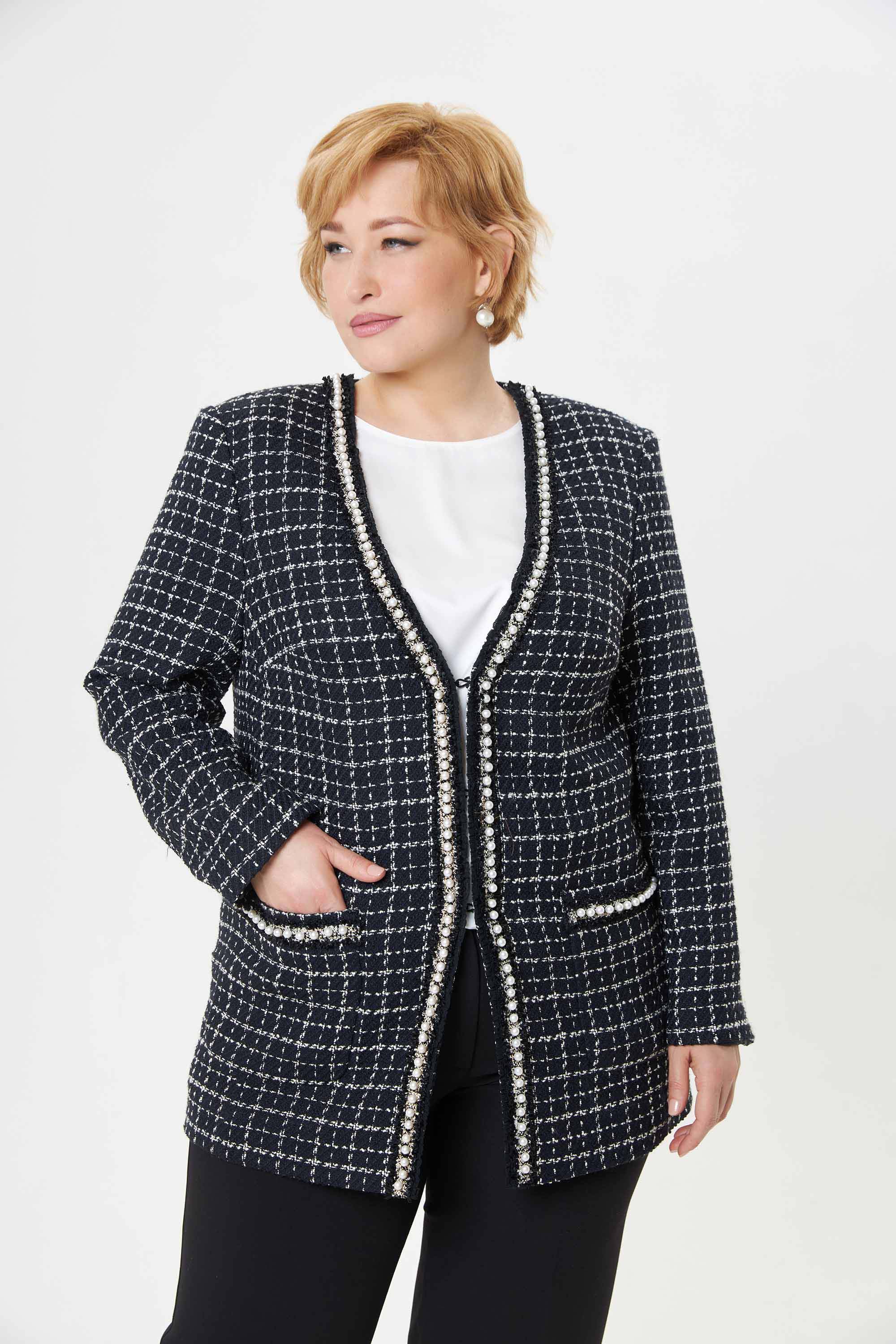  Жакет Шанель с жемчугом *PREMIUM