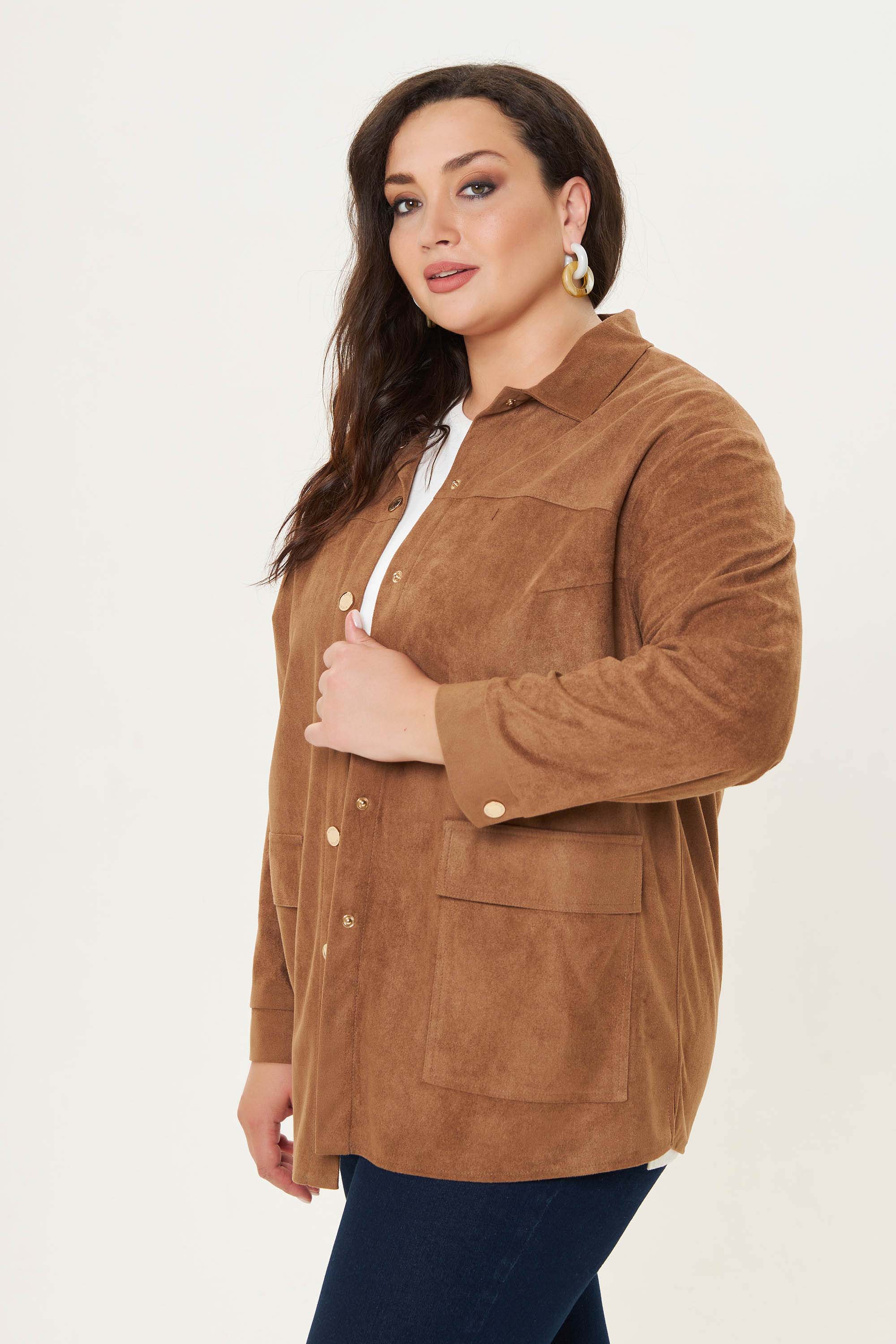 Замшевая рубашка