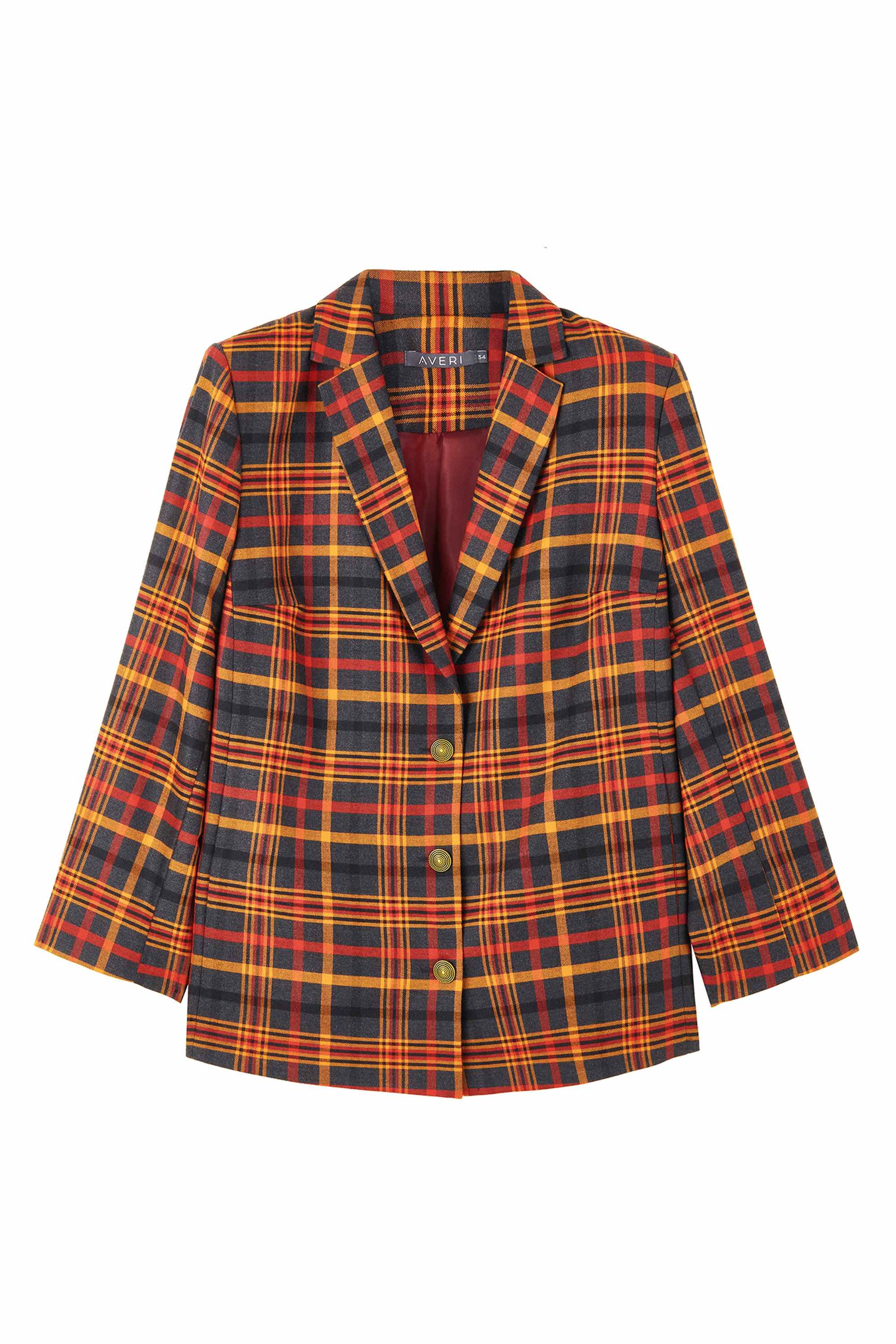 Жакет в клетку