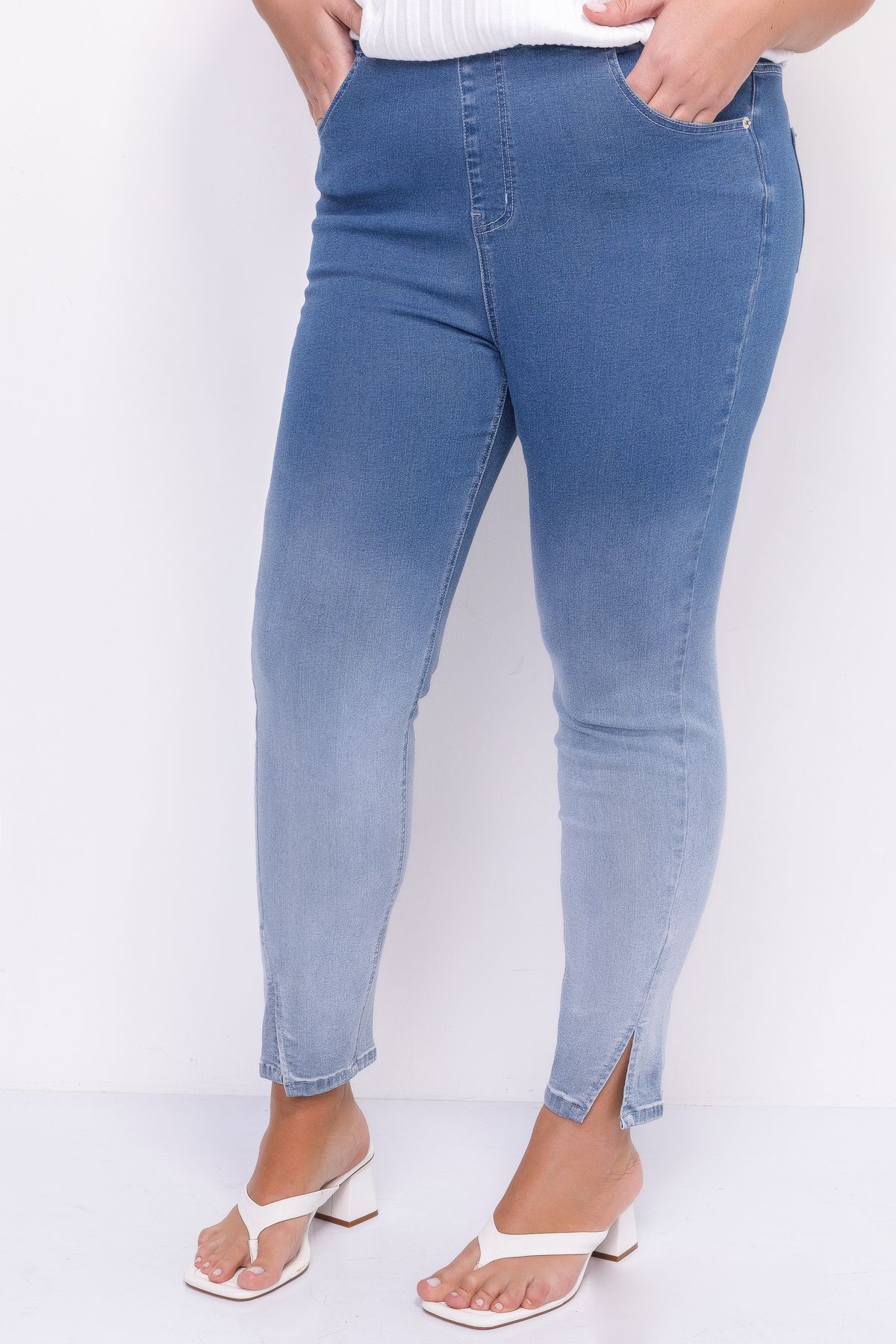 Джеггинсы с эластаном