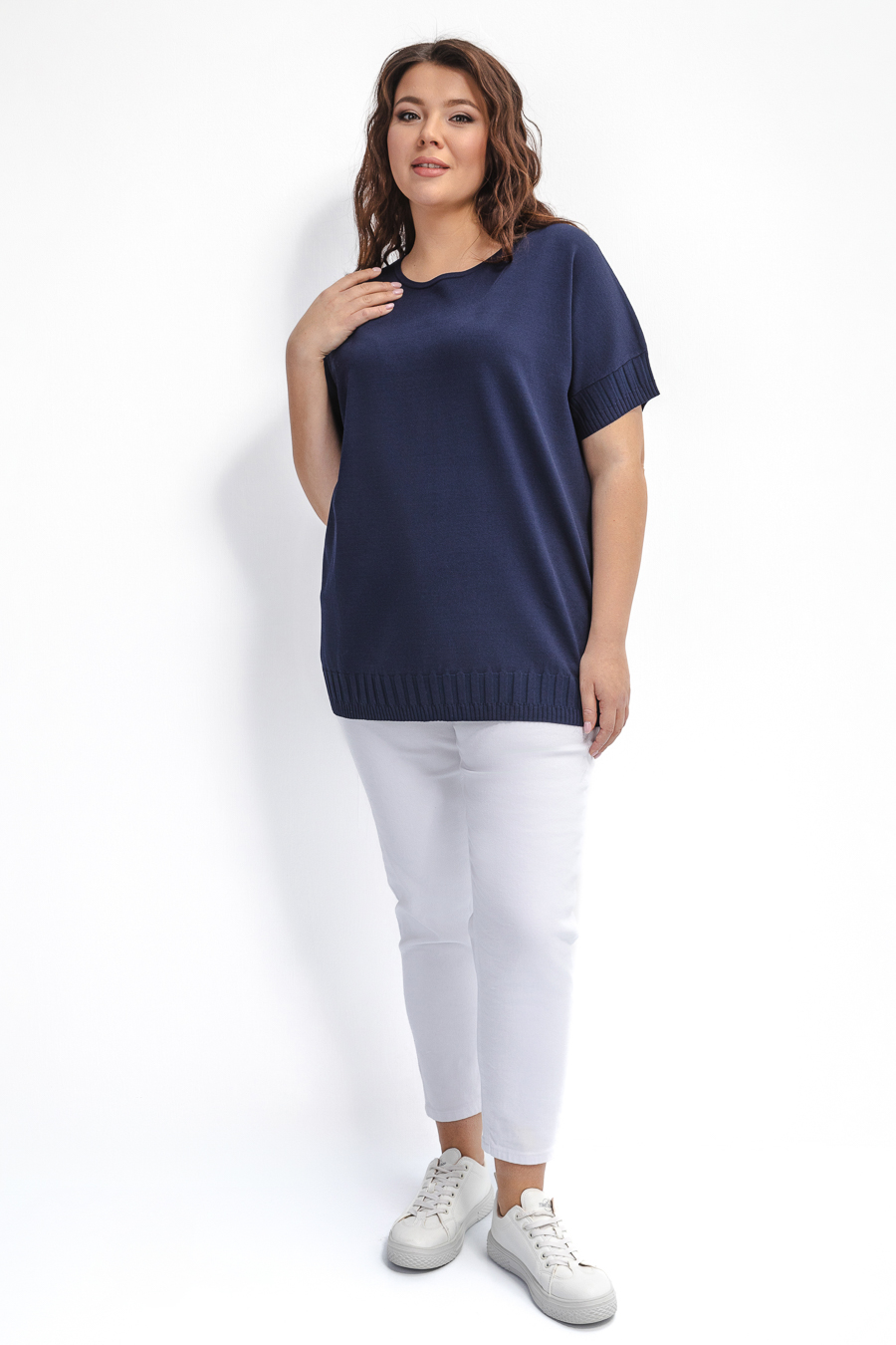 Вязаный джемпер из вискозы