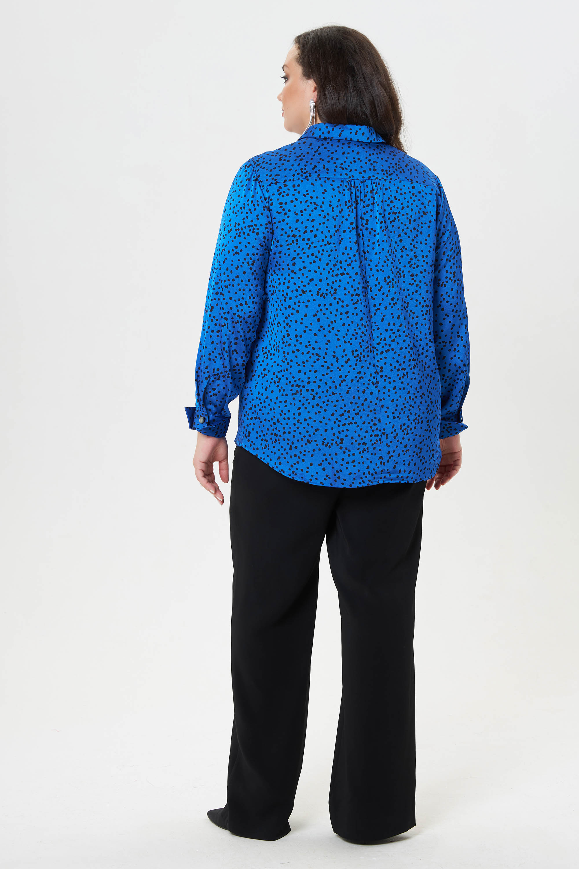 Блузка из креш-атласа