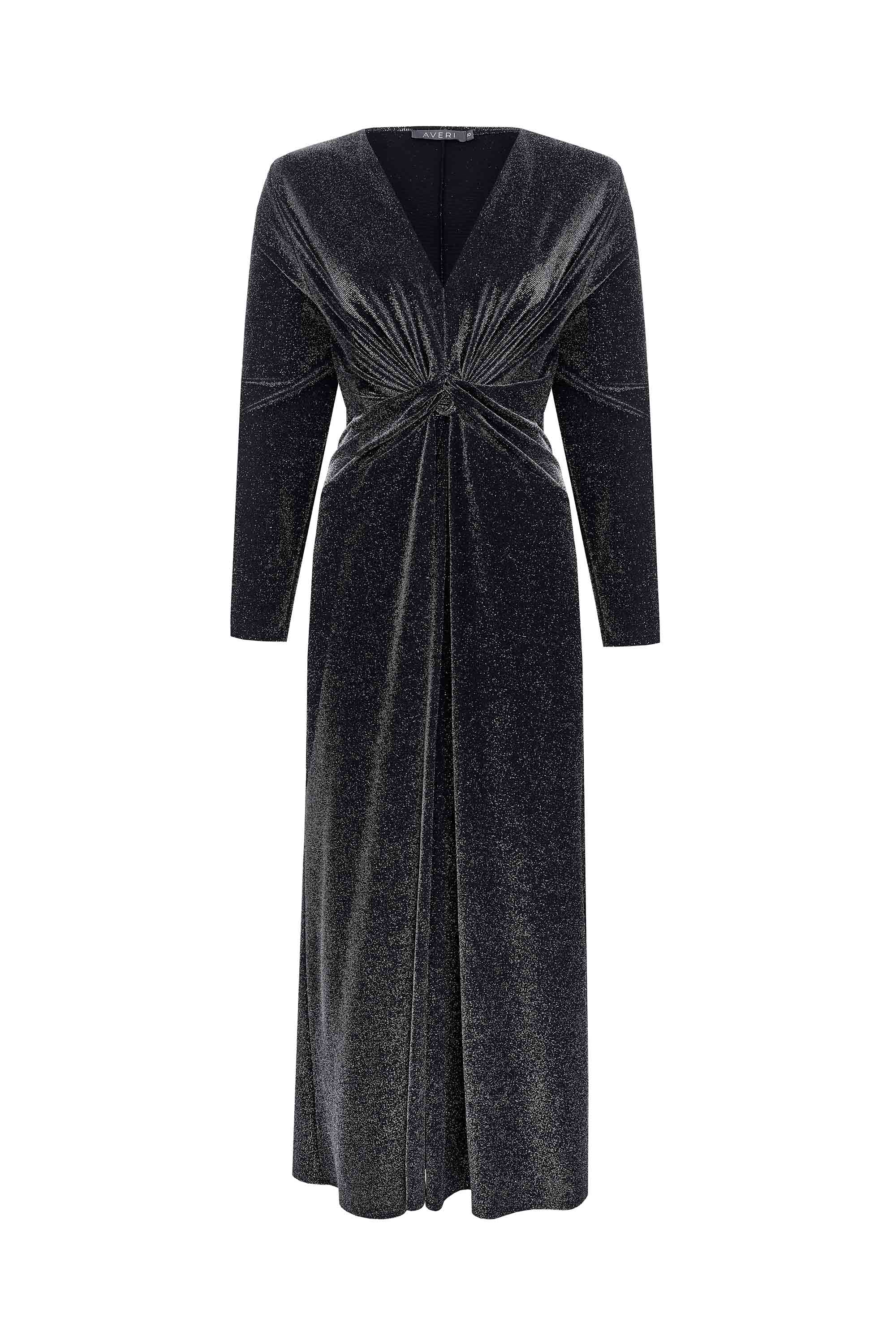 Нарядное платье с люрексом