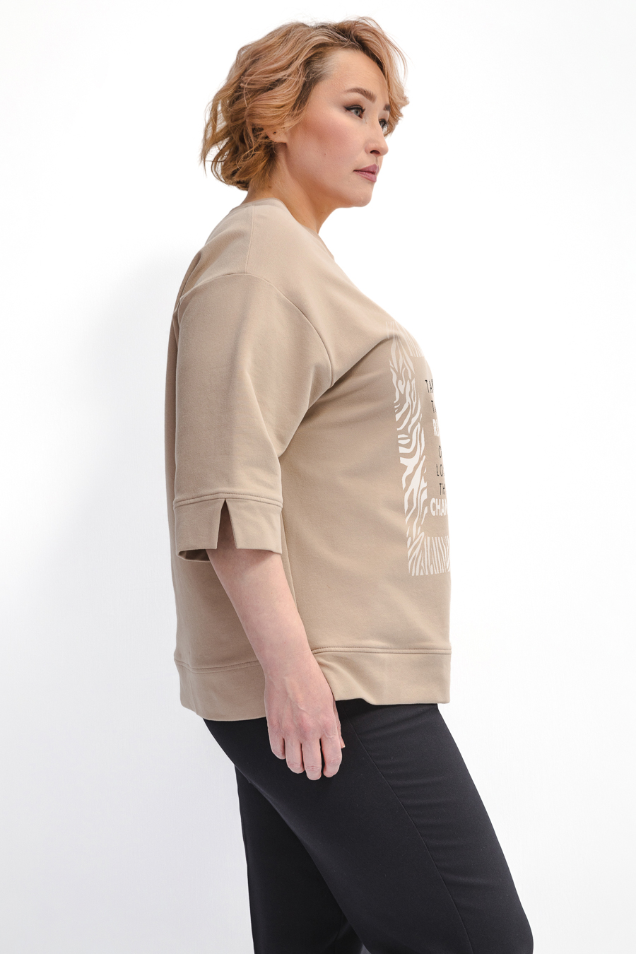 Плотная футболка Оверсайз