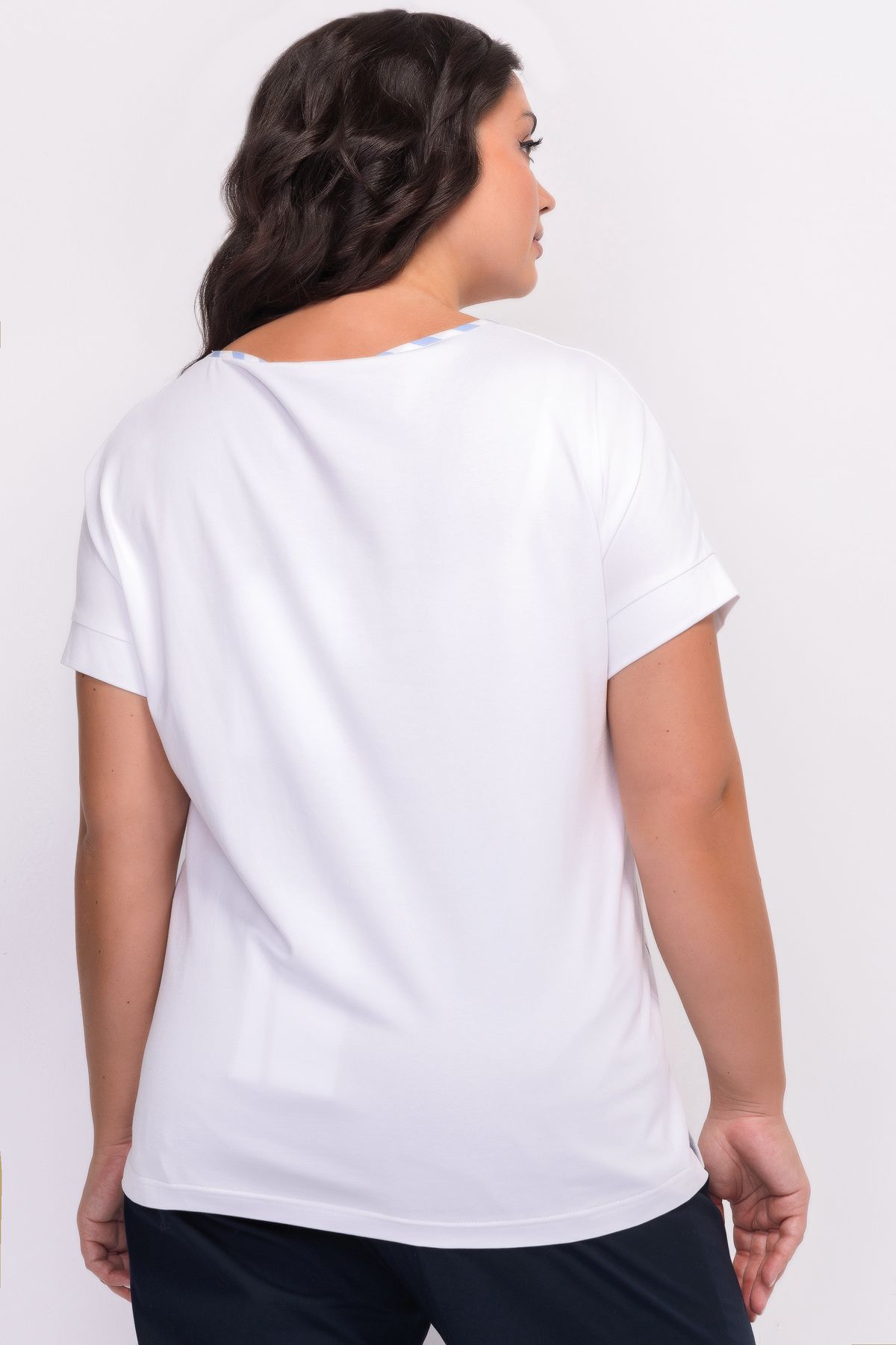 Хлопковая футболка с принтом