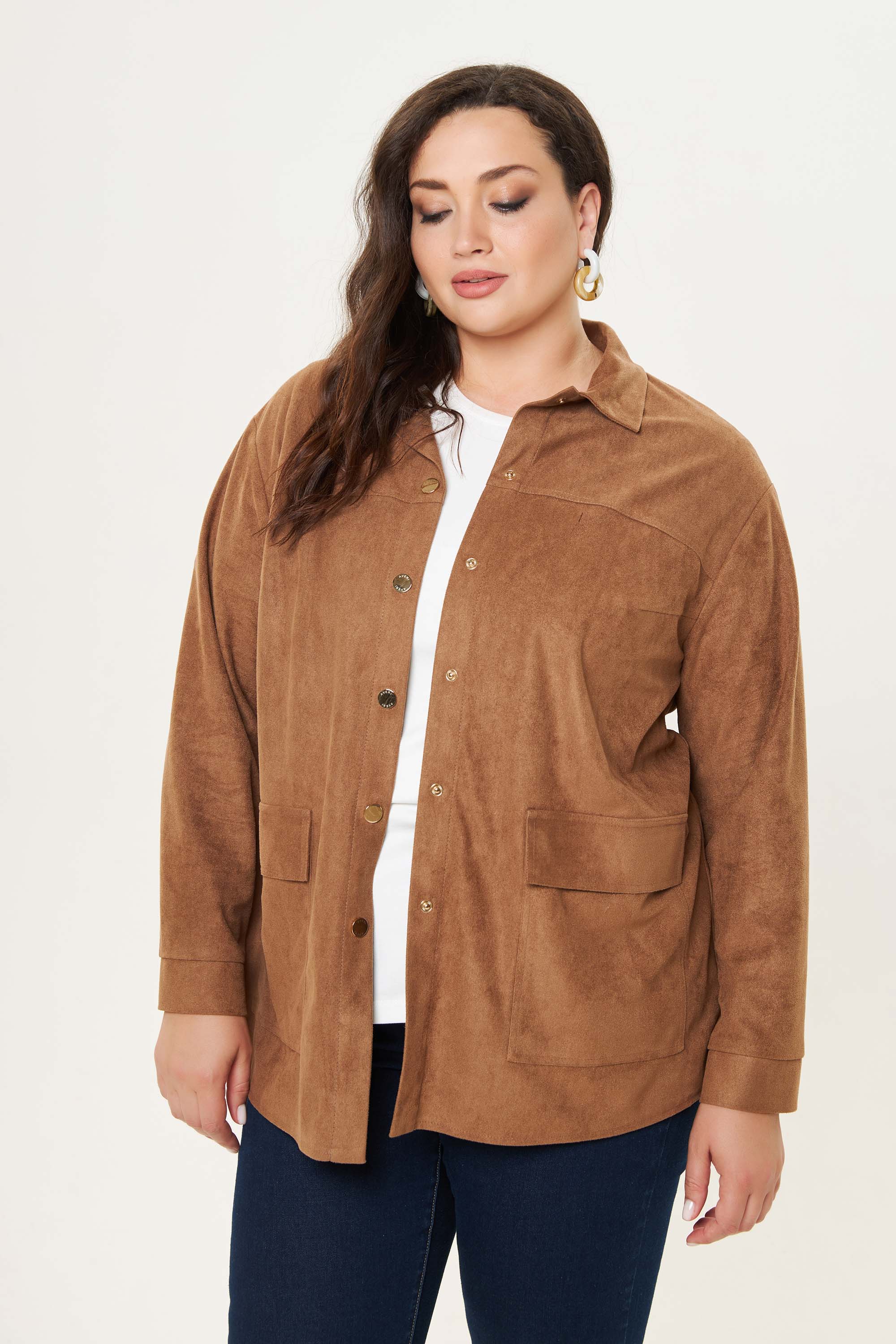 Замшевая рубашка