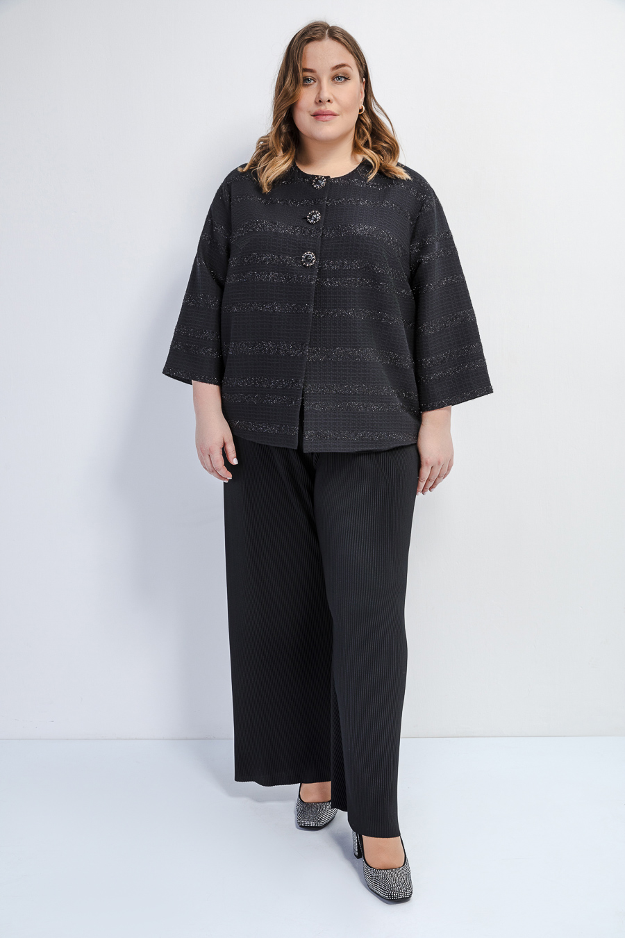 Жакет на двух пуговицах