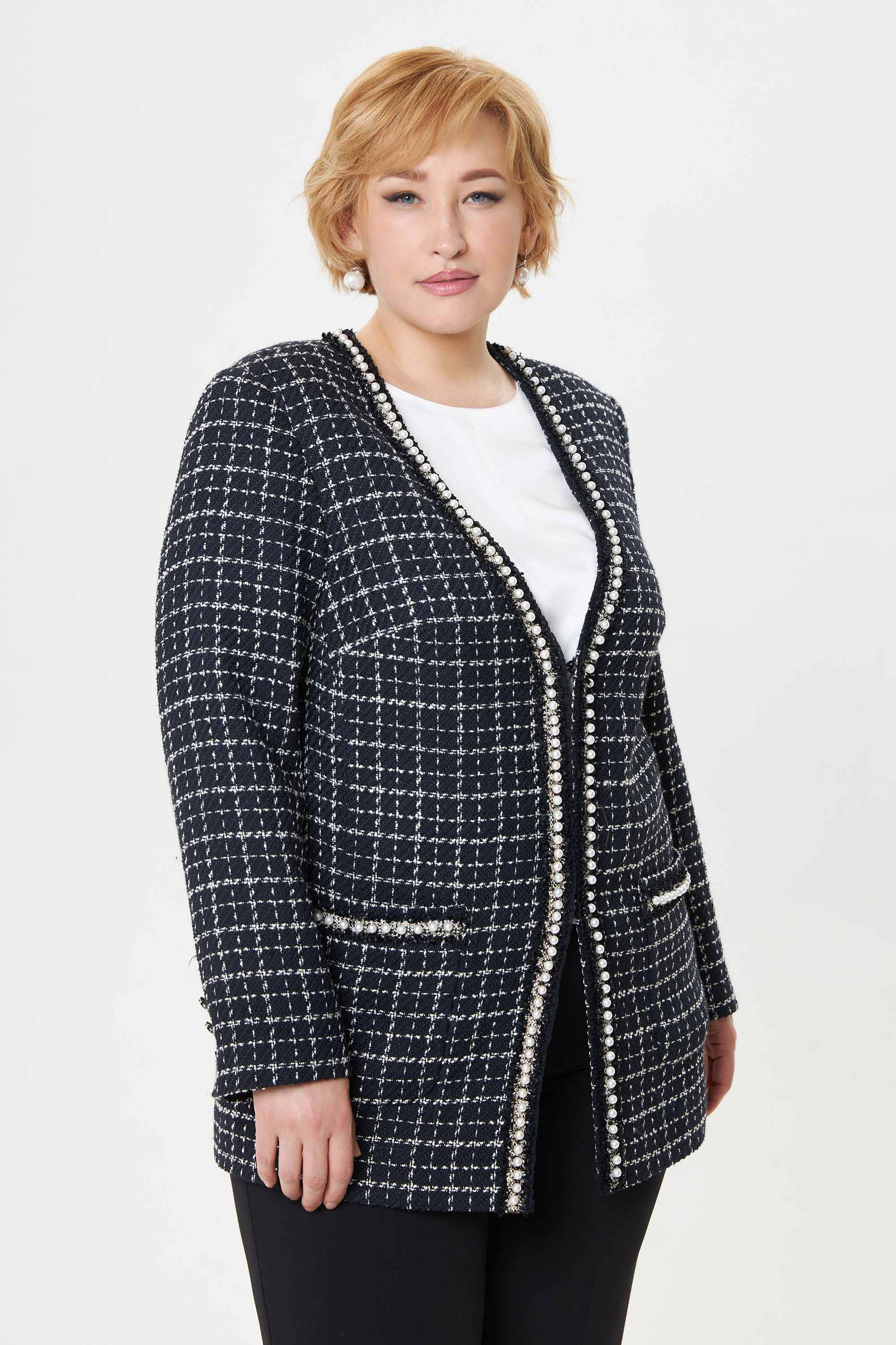  Жакет Шанель с жемчугом *PREMIUM