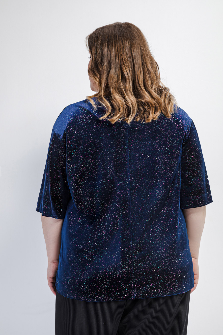 Бархатная блуза