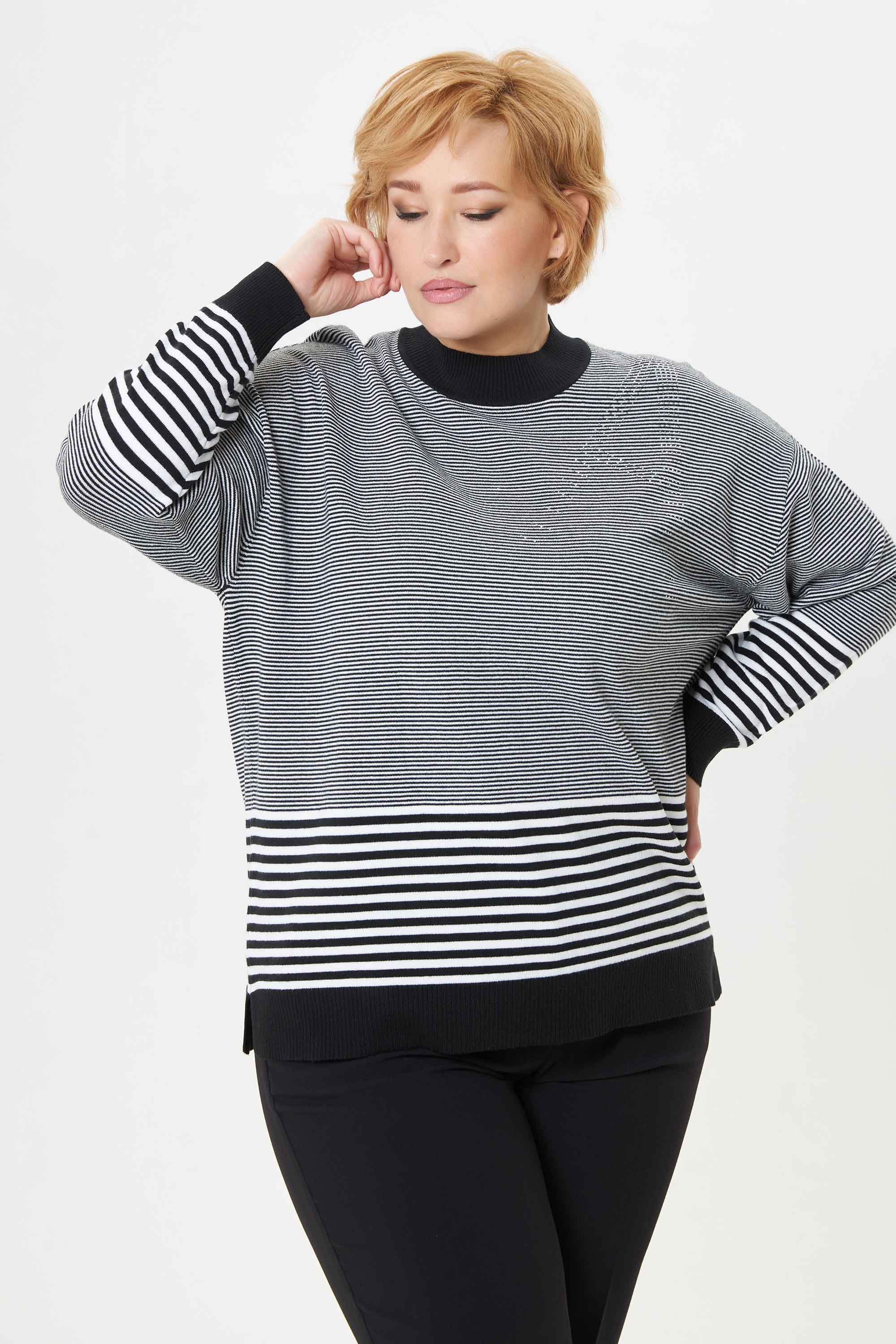 Джемпер с мерцающим декором