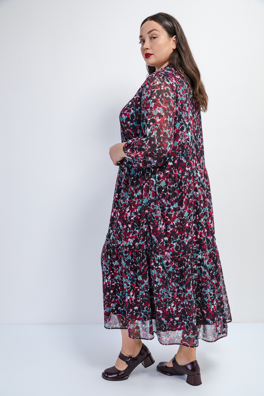 Платье из шифона