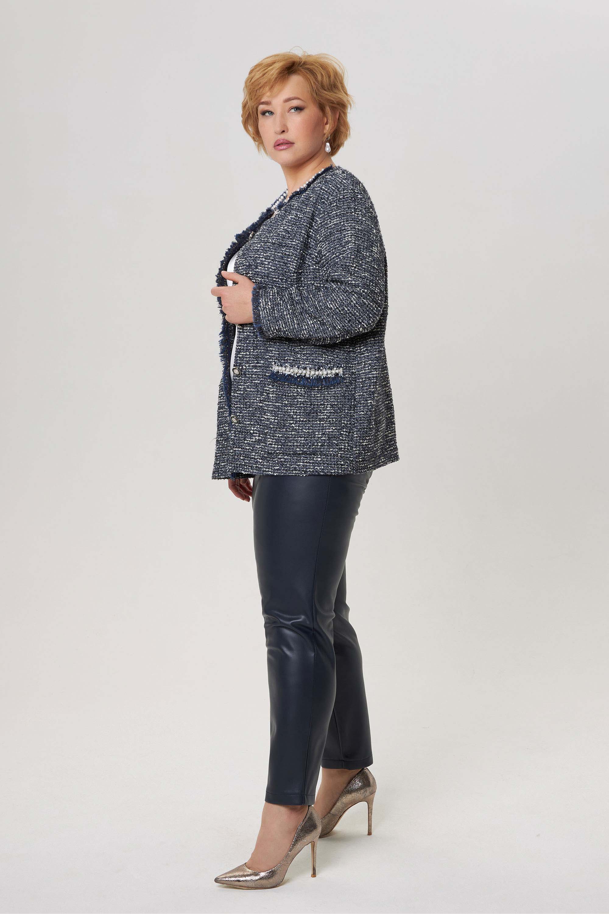 Мягкий жакет с жемчугом *PREMIUM