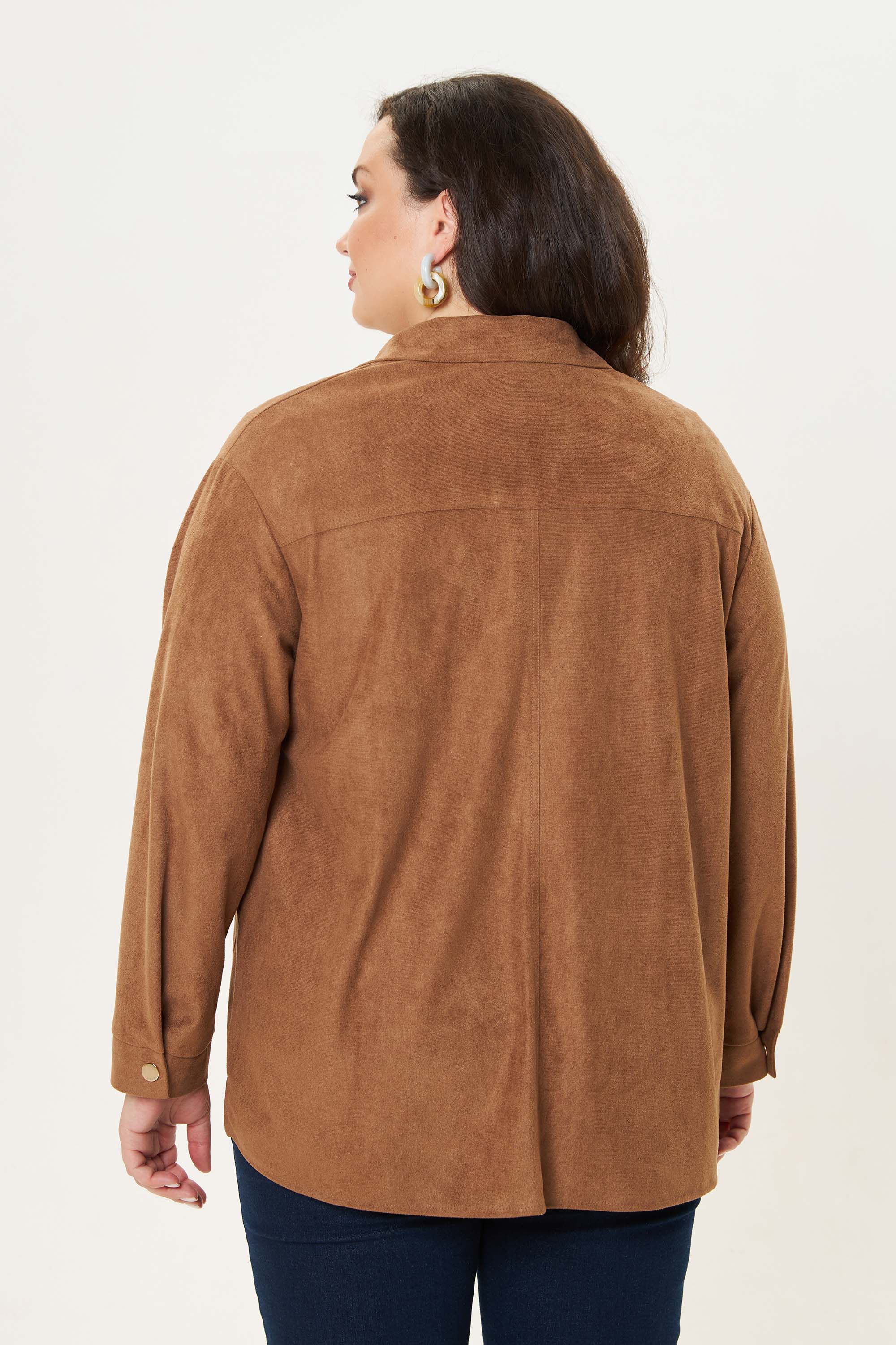 Замшевая рубашка