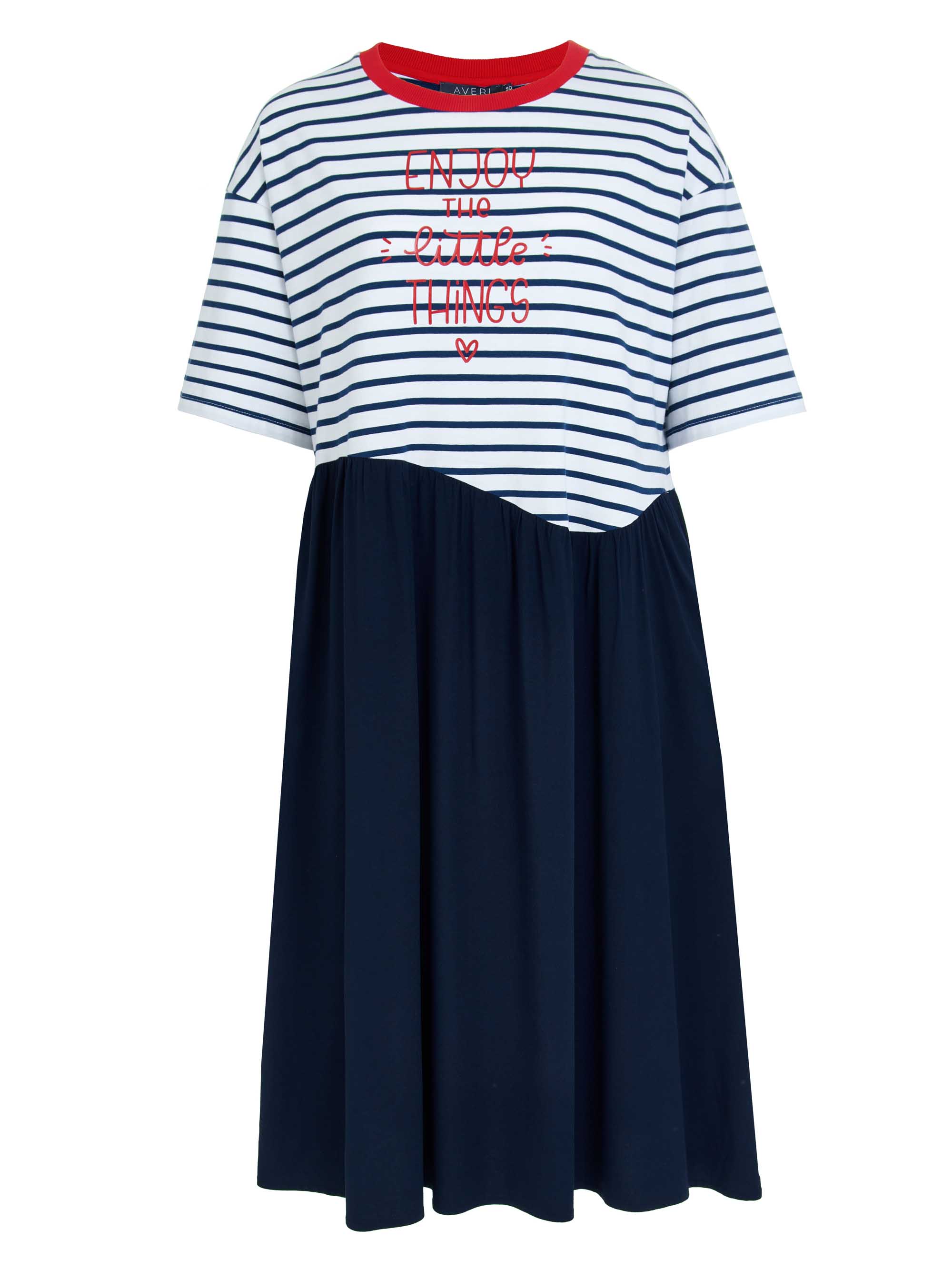 Платье в полоску