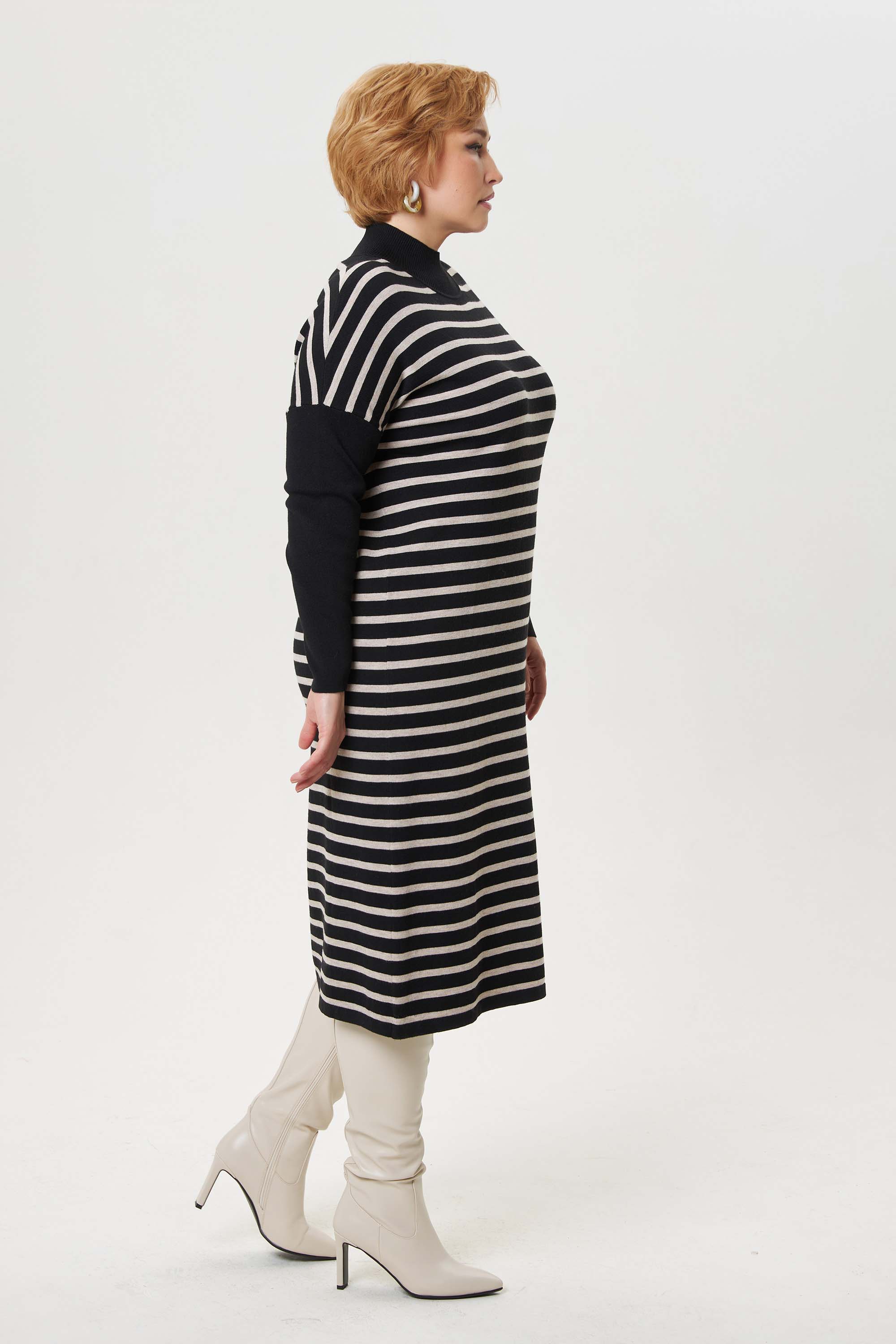 Платье лапша с шерстью