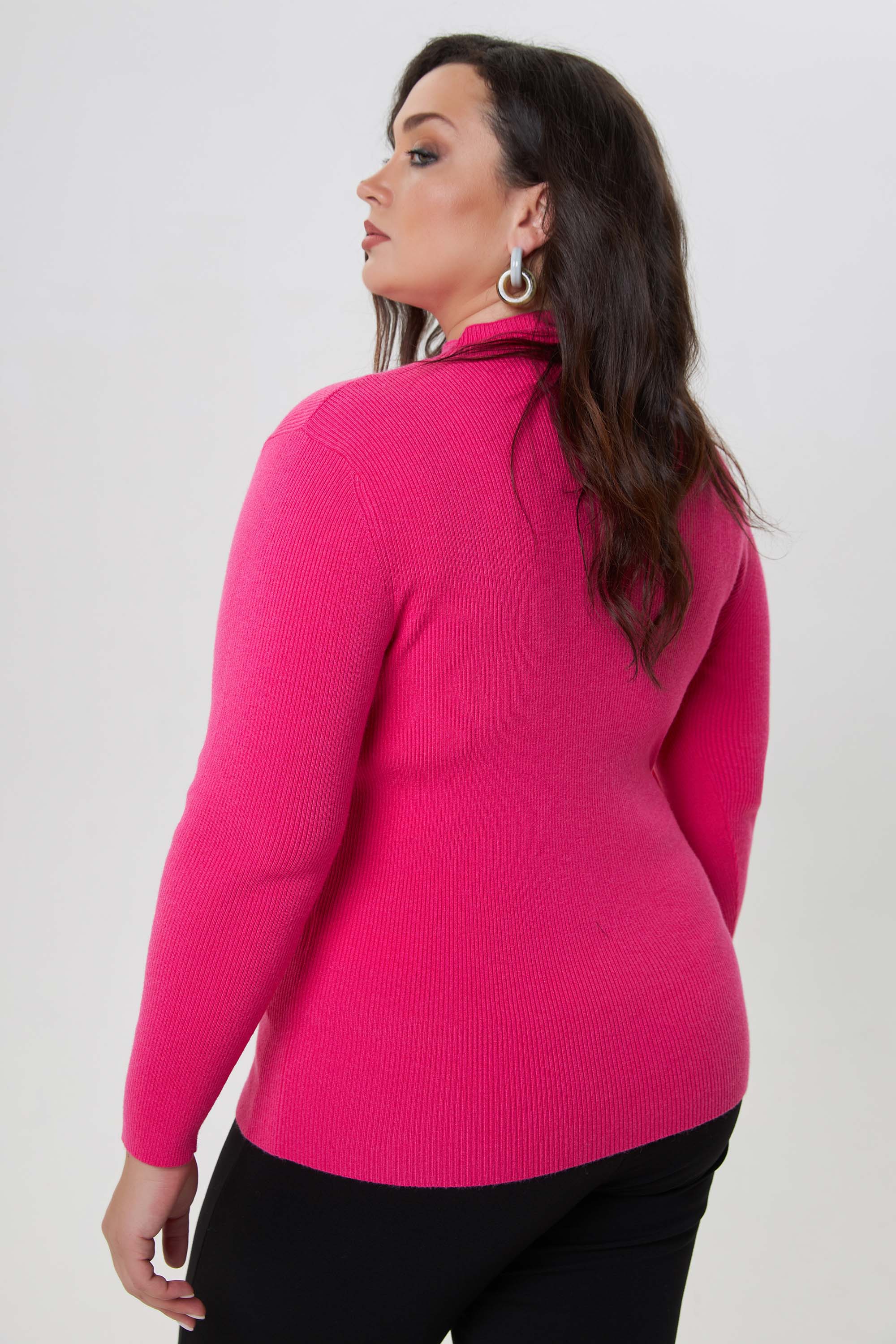 Вязаный джемпер лапша