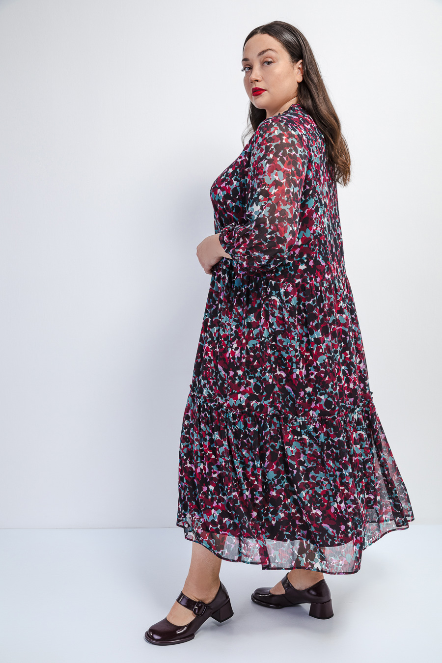 Платье из шифона