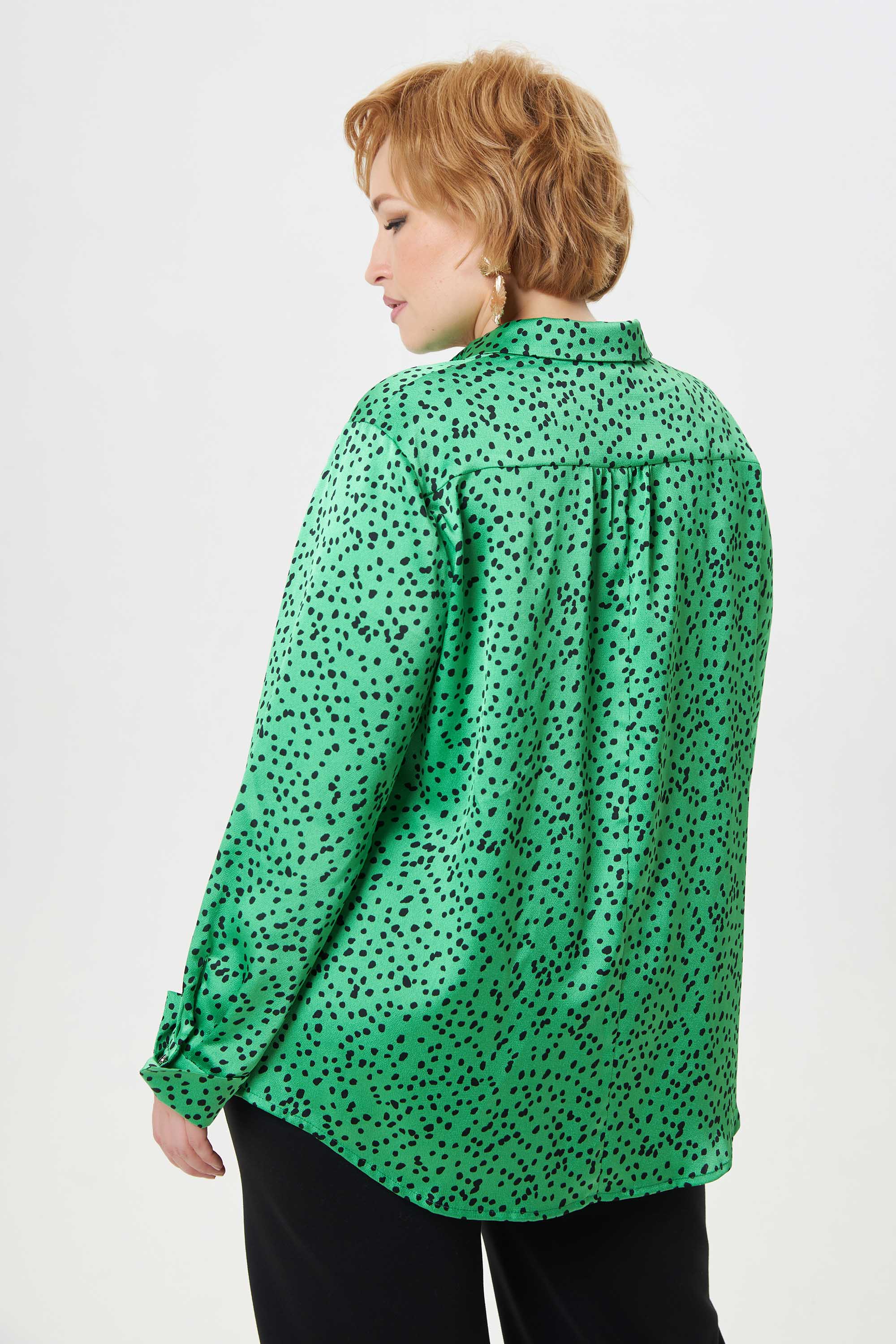 Блузка из креш-атласа