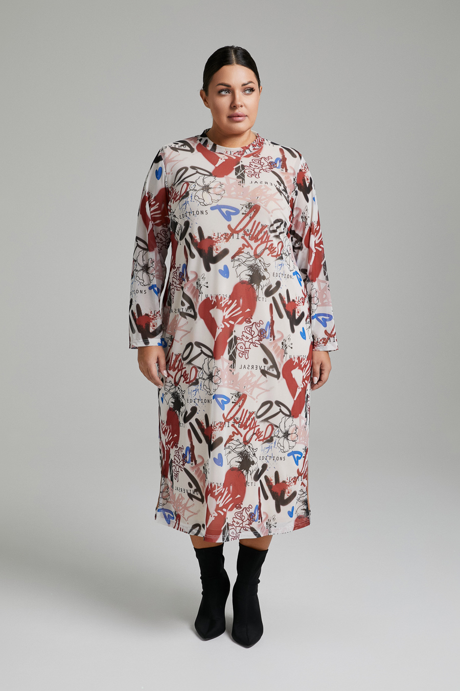 Платье сетка 4018