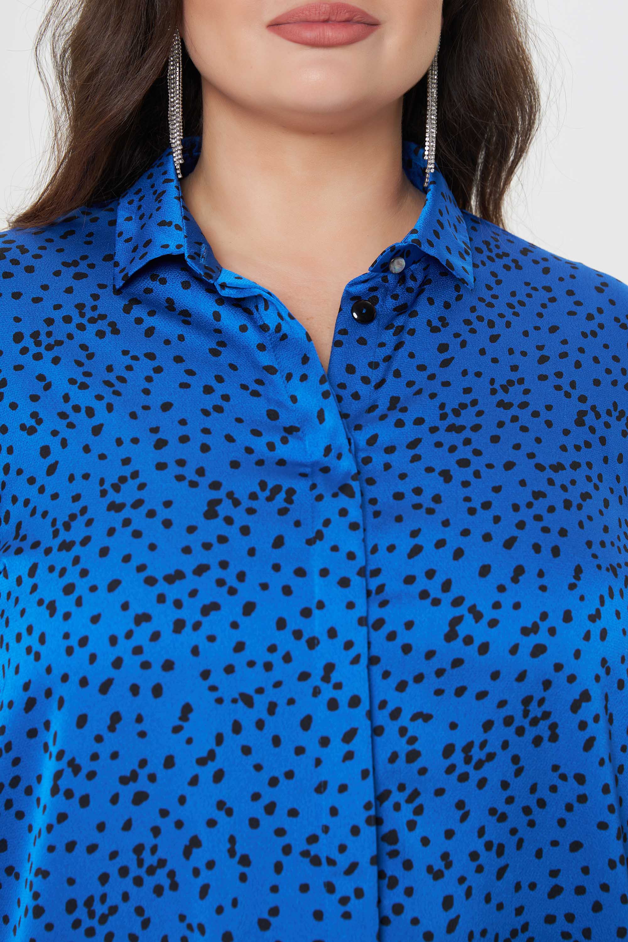 Блузка из креш-атласа