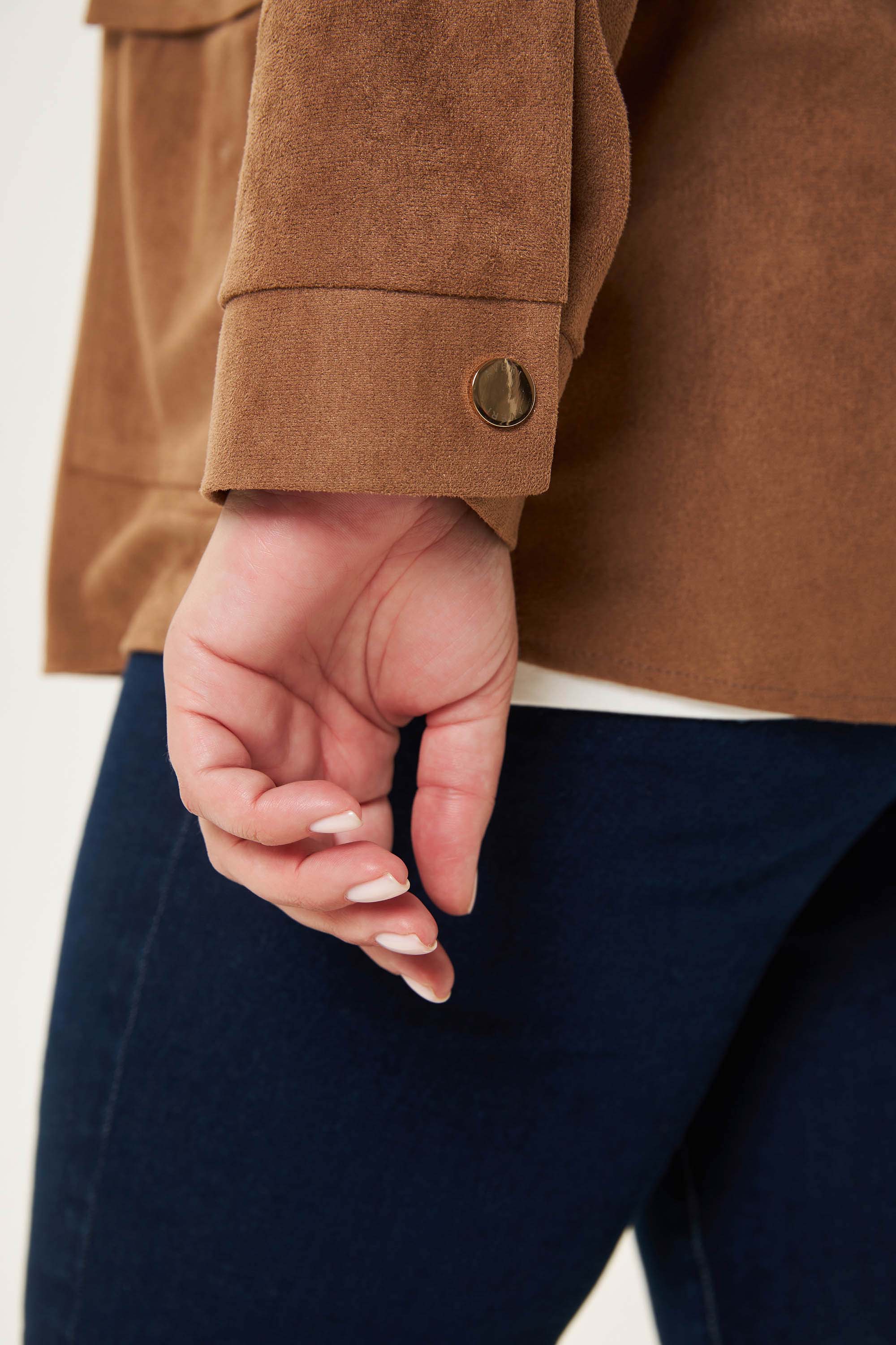 Замшевая рубашка