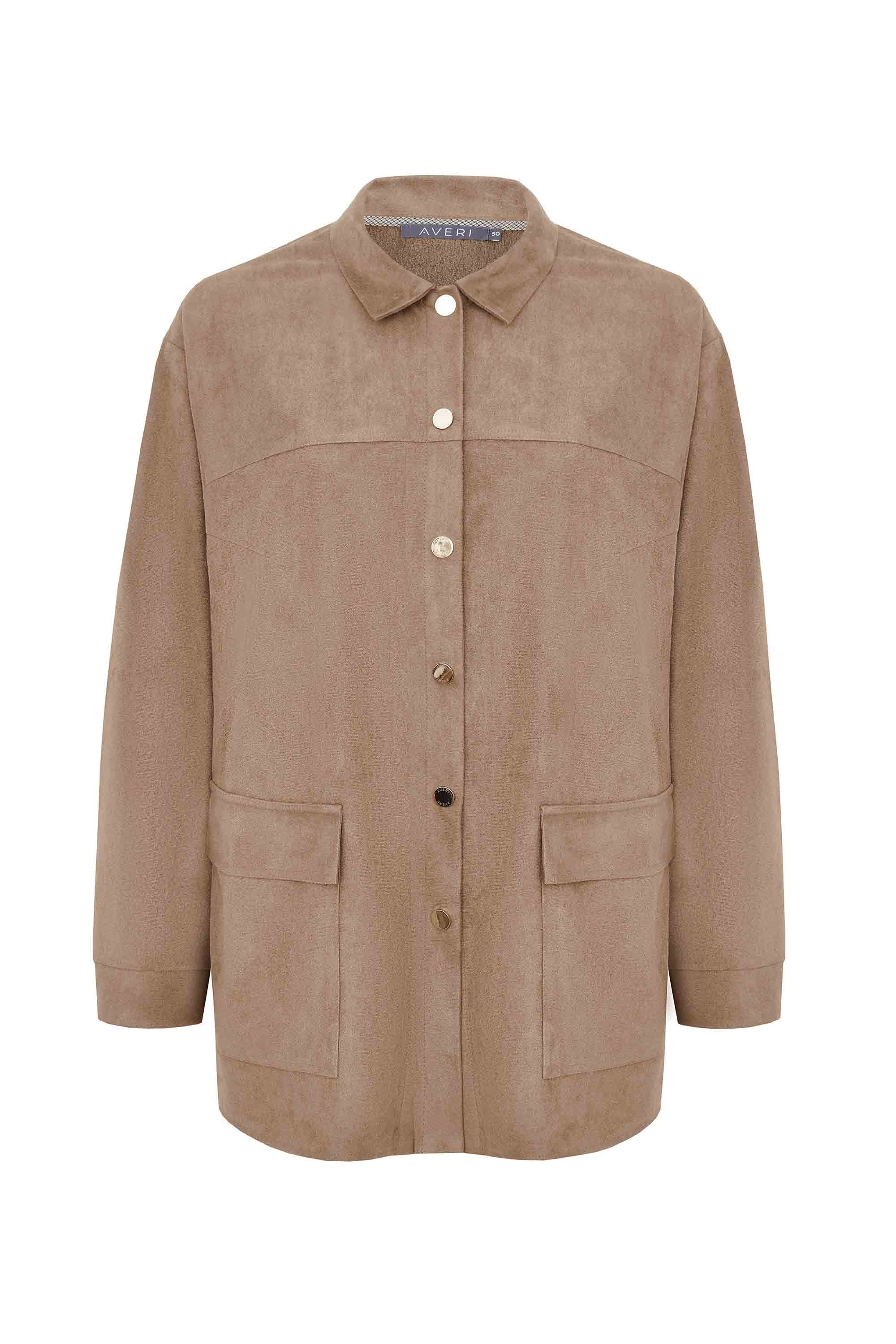 Замшевая рубашка