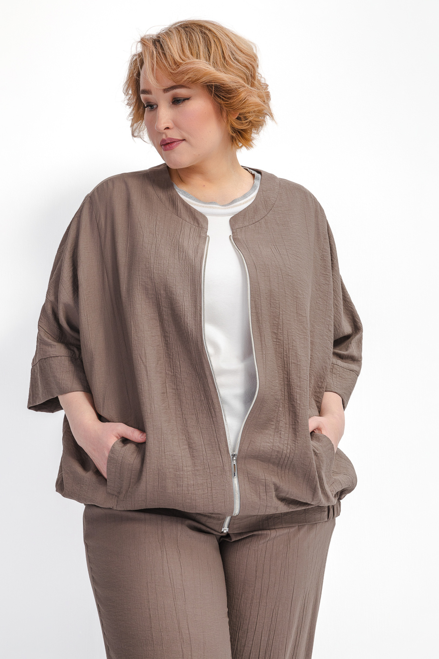 Жакет на молнии