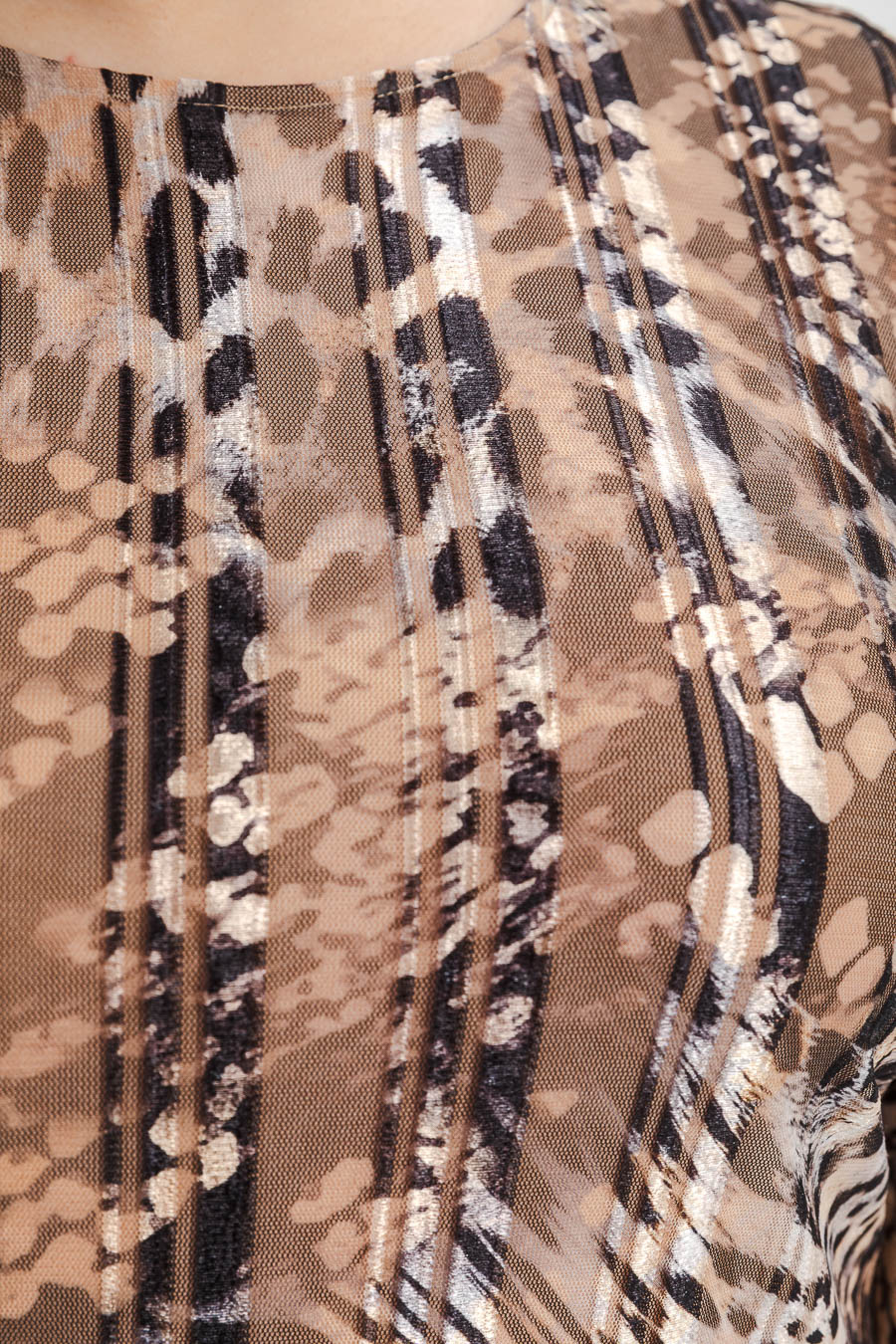 Двойное платье-сетка