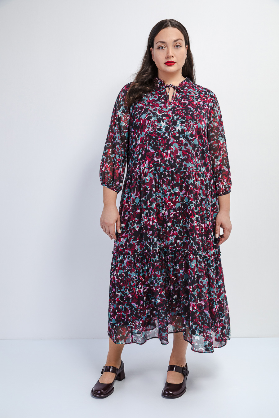 Платье из шифона