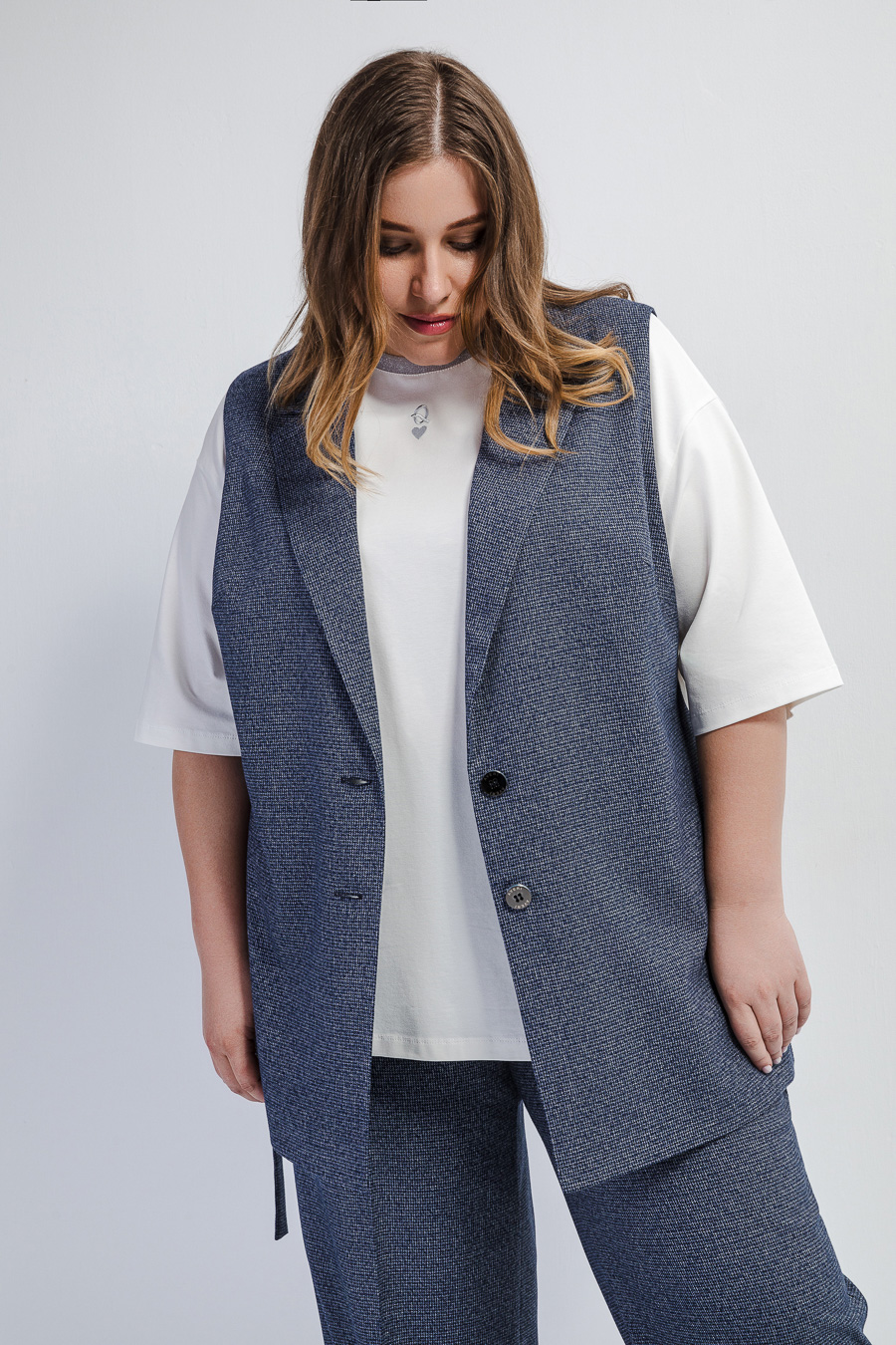 Жилет без боковых швов