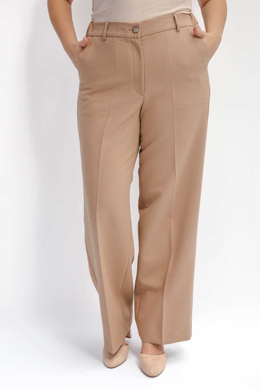 Классические широкие брюки со стрелками