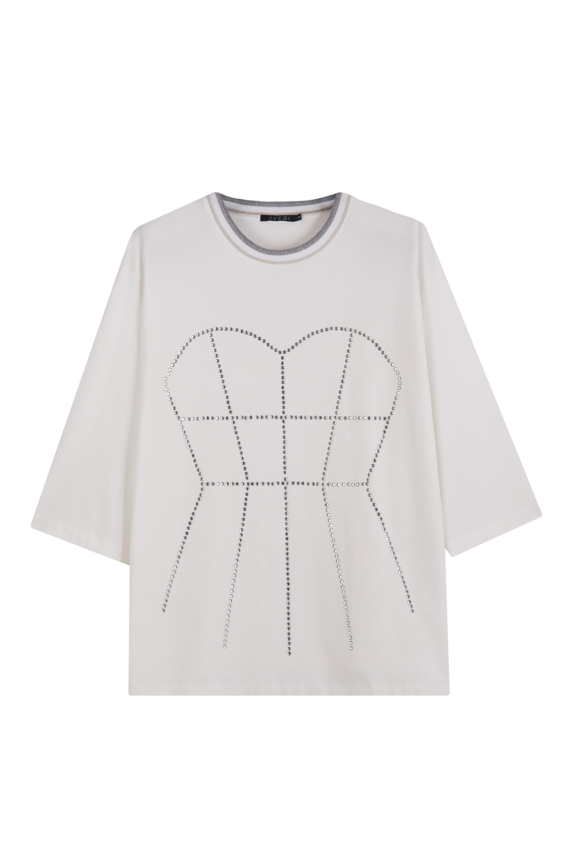 Футболка со стразами